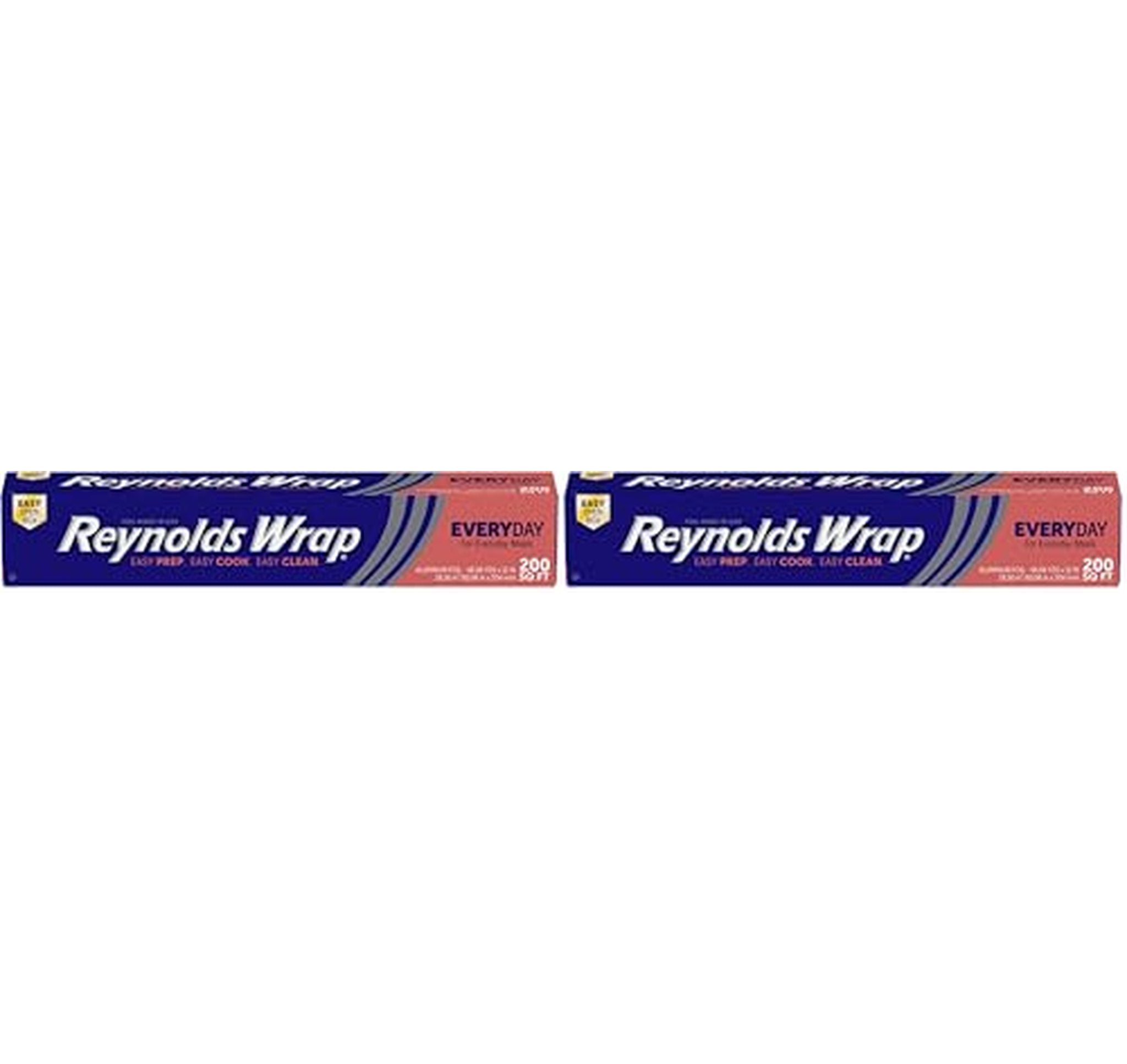 2 Pack Reynolds Aluminum Foil, 200 Square Feet