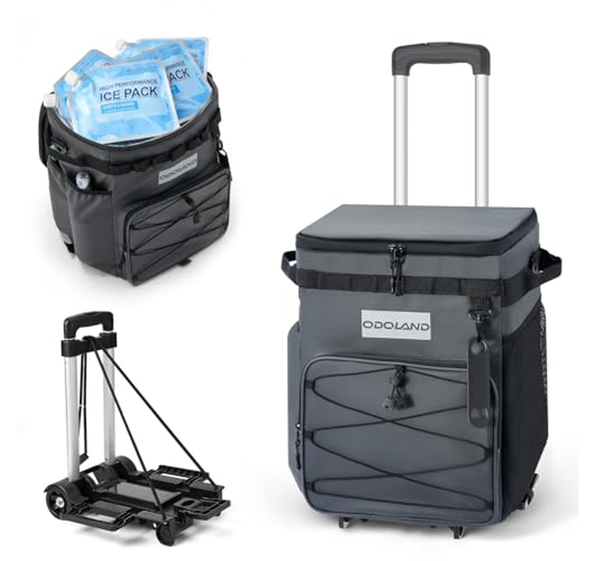 48 Can Rolling Leakproof Insulated Cooler Bag