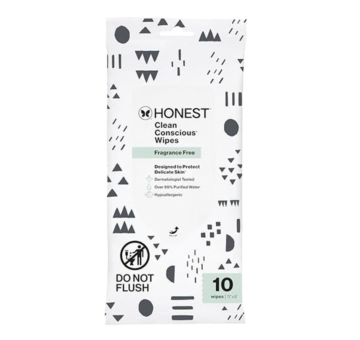 The Honest Company 10 Count Hypoallergenic Baby Wipes