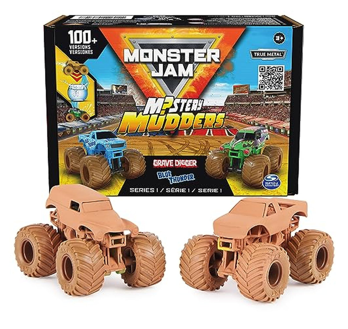 2 Pack Monster Jam Mystery Mudders 1:64 Monster Trucks