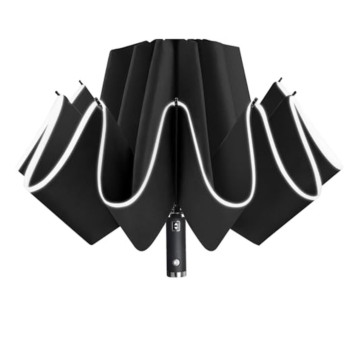 Reverse Folding LED Inverted Travel Umbrella