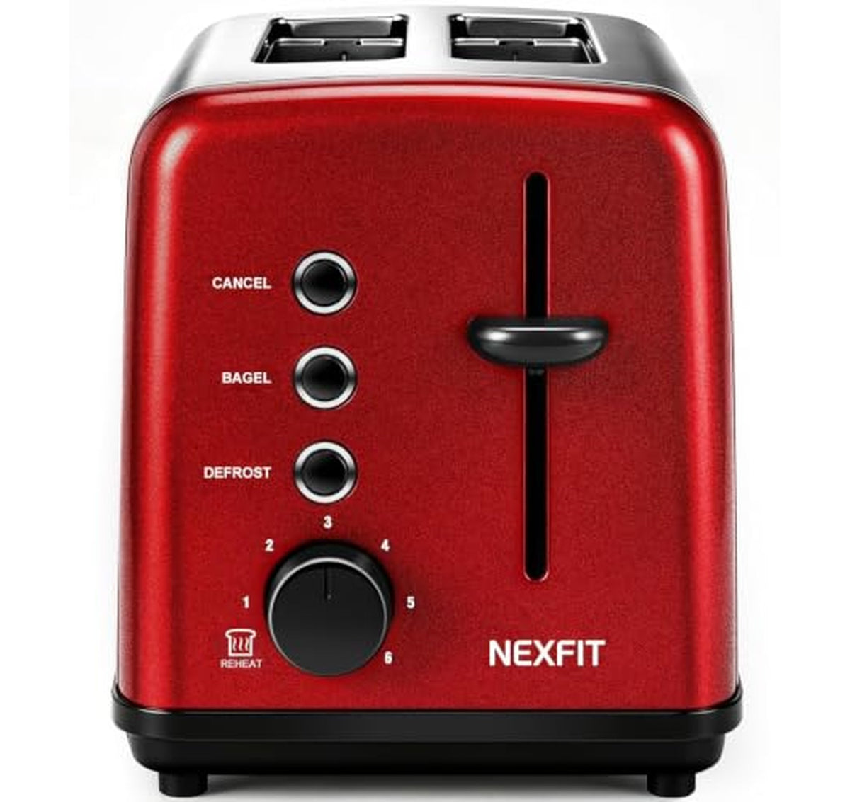 2 Slice Retro Toaster with Extra Wide Slots