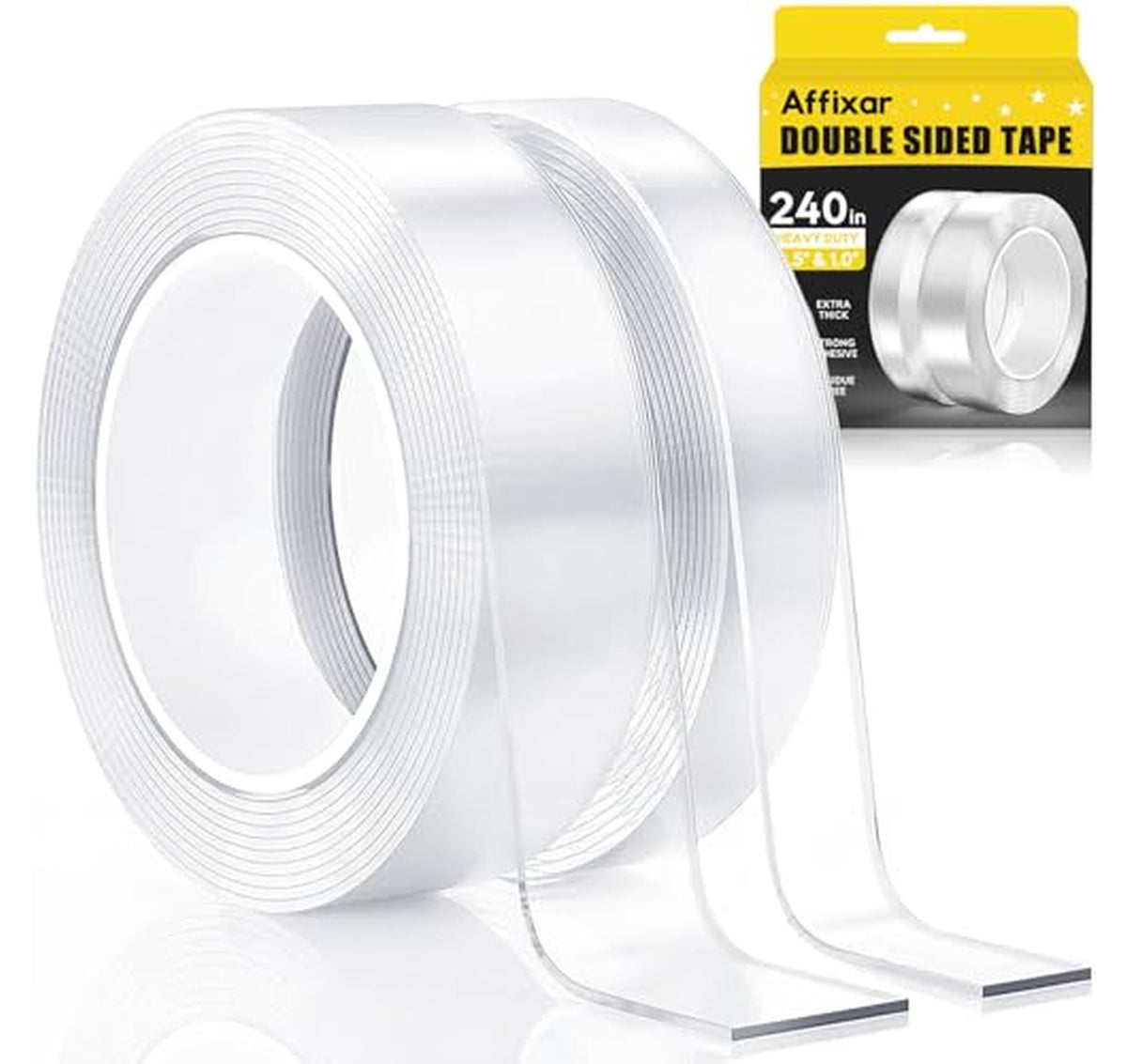2 Pack Heavy Duty Double Sided Mounting Tape