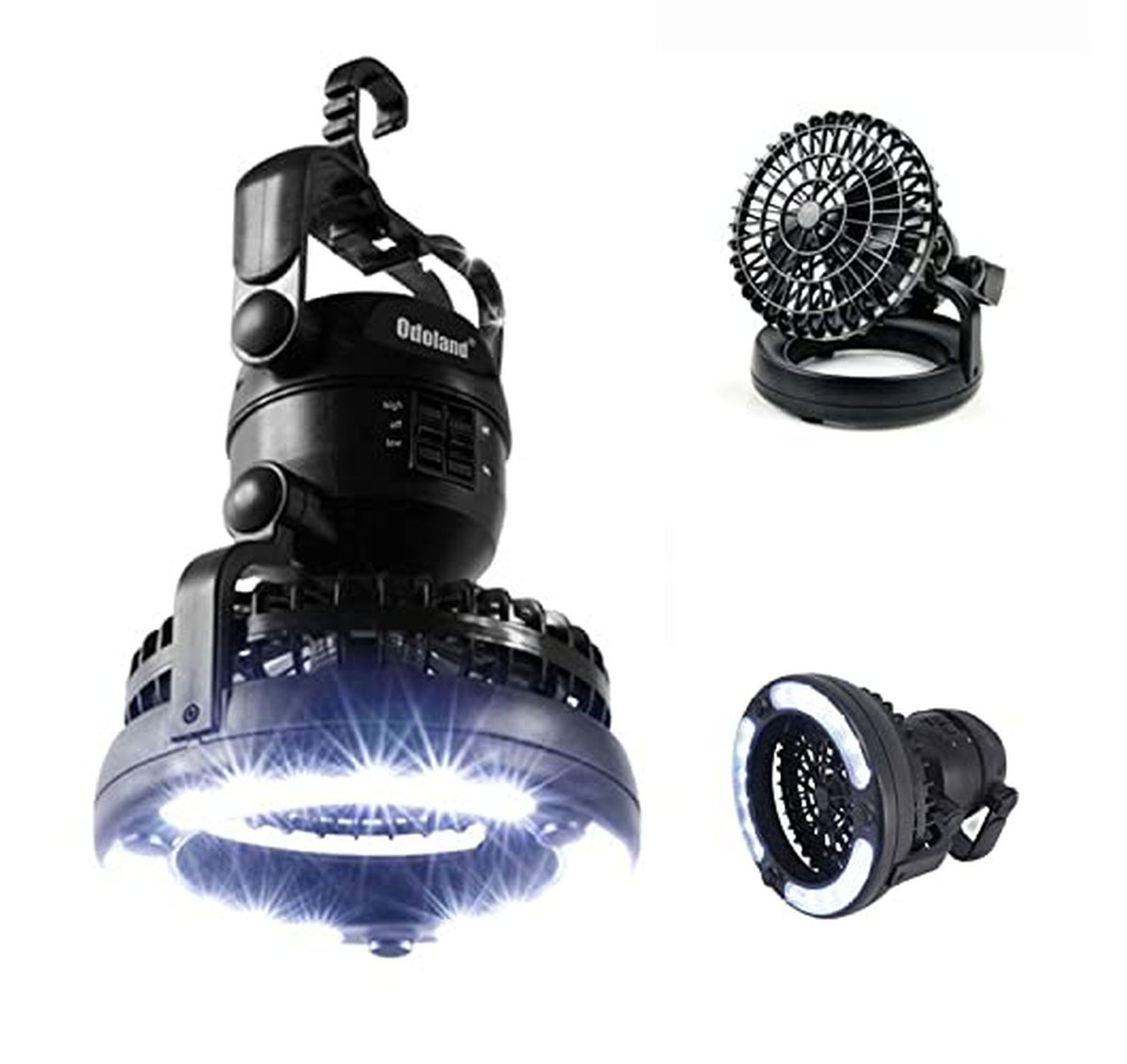 Portable LED Camping Lantern with Ceiling Fan