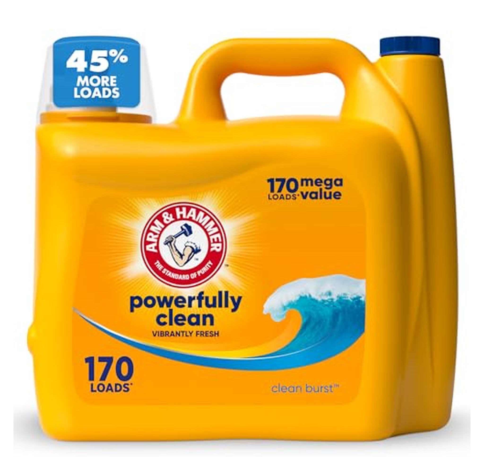 2 Bottles Arm & Hammer 170 fl oz HE Liquid Laundry Detergent