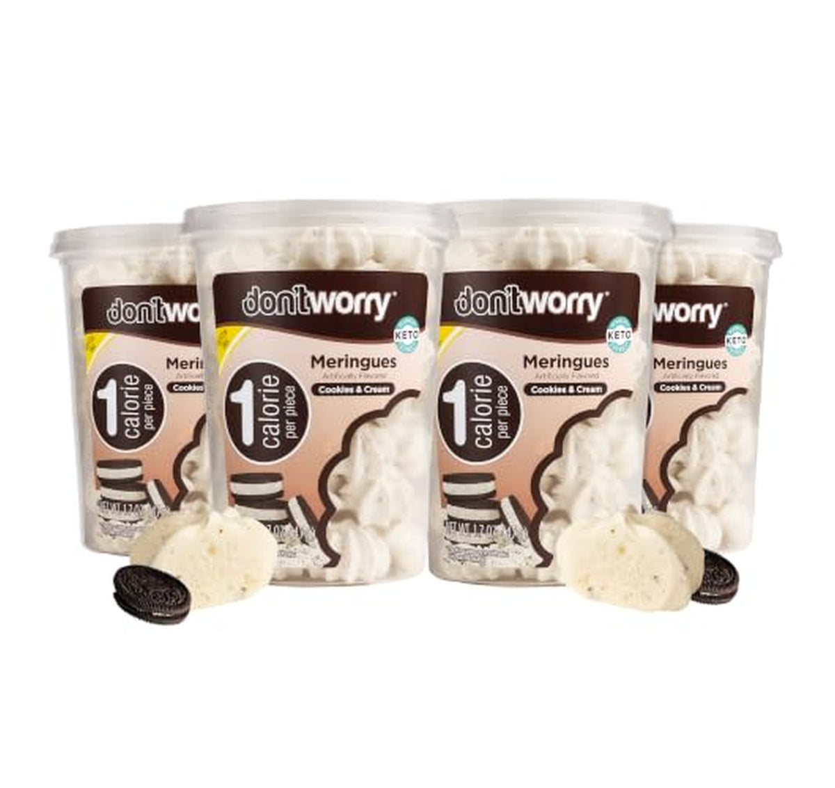 Meringue Cookies Cookies & Cream Healthy Snack