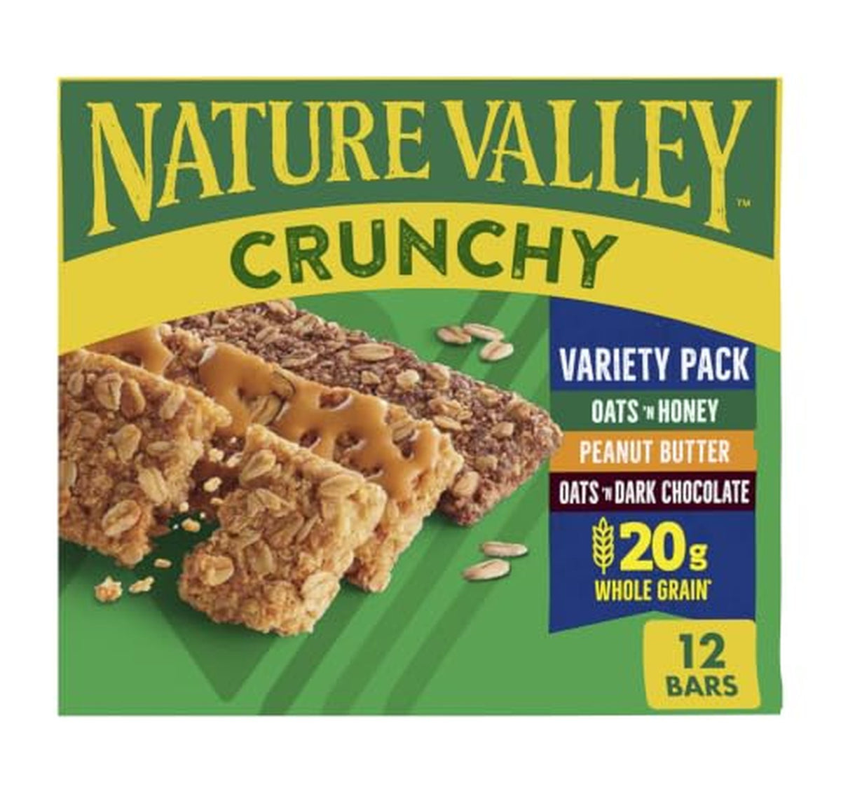 12 Count Nature Valley Crunchy Granola Bars Variety Pack