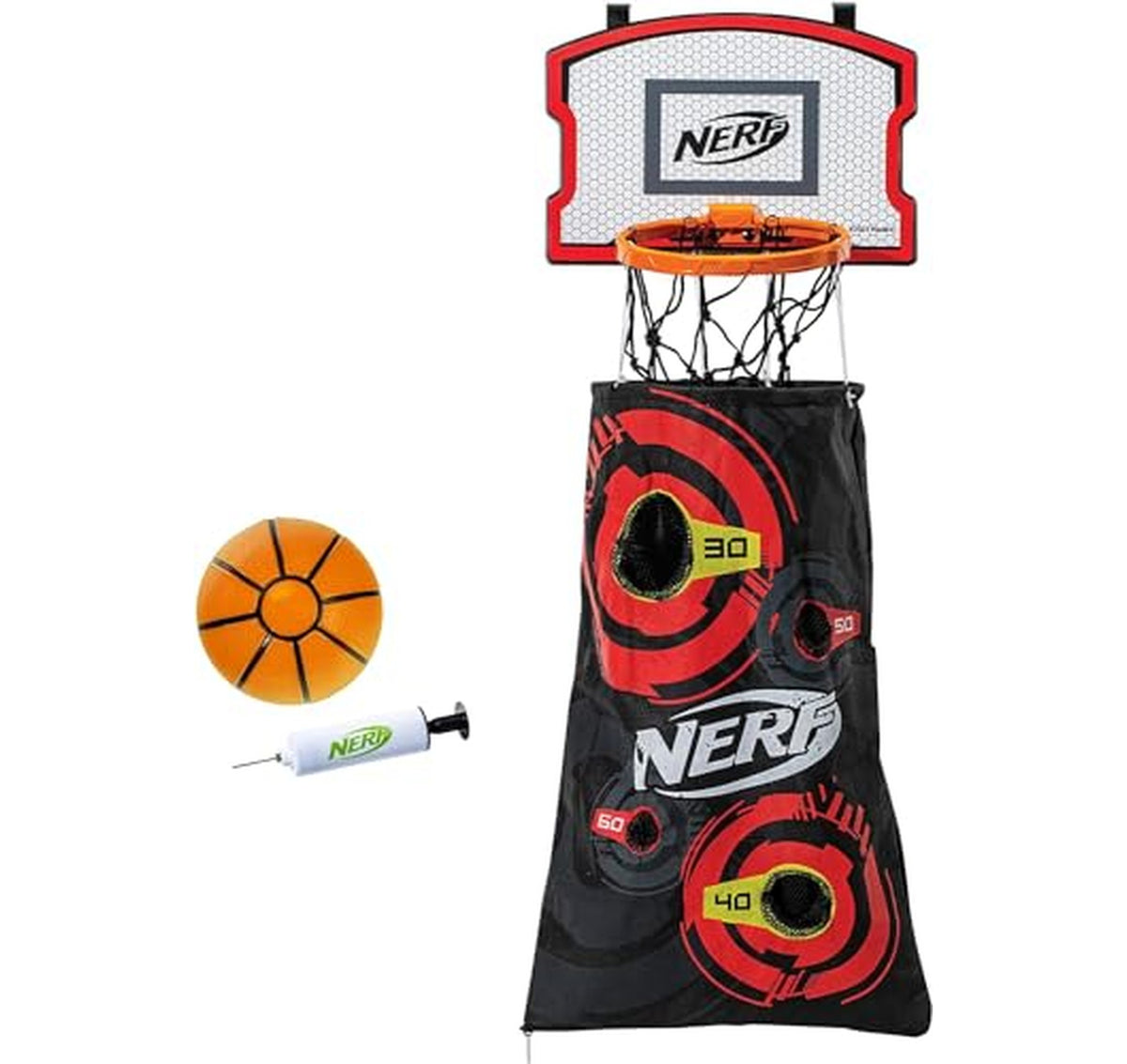 Nerf 3-in-1 Over-Door Basketball Hoop Hamper