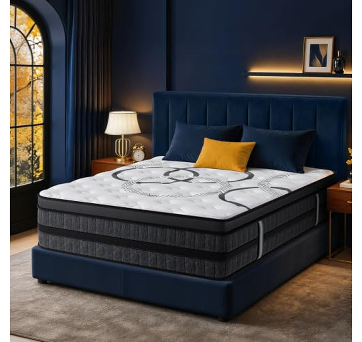 King Size 14 Inch Hybrid Memory Foam Mattress