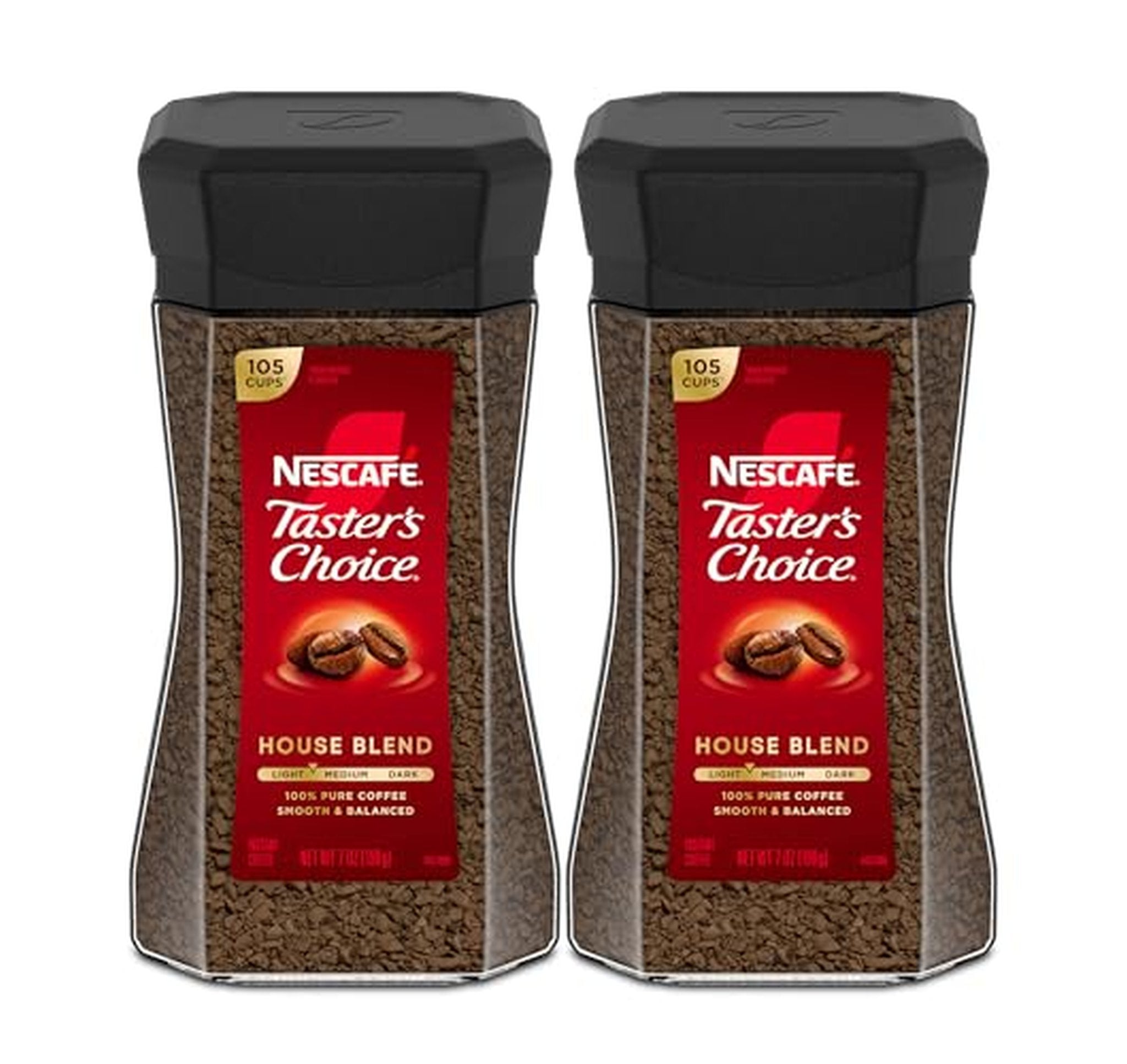2 Pack Nescafe Taster's Choice Instant Coffee House Blend