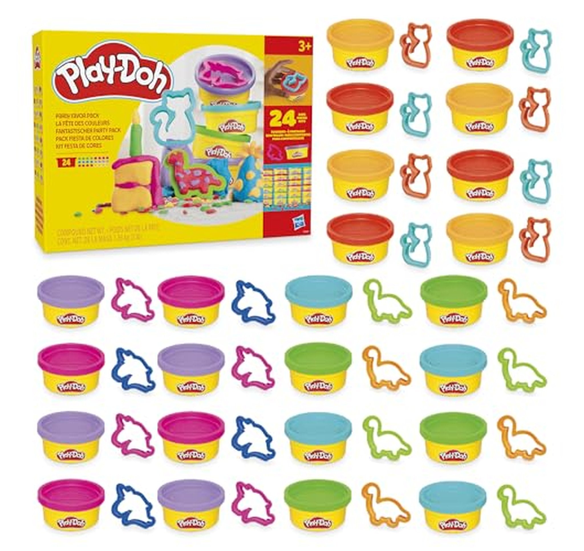 24 Pack Play-Doh Modeling Compound Party Favors