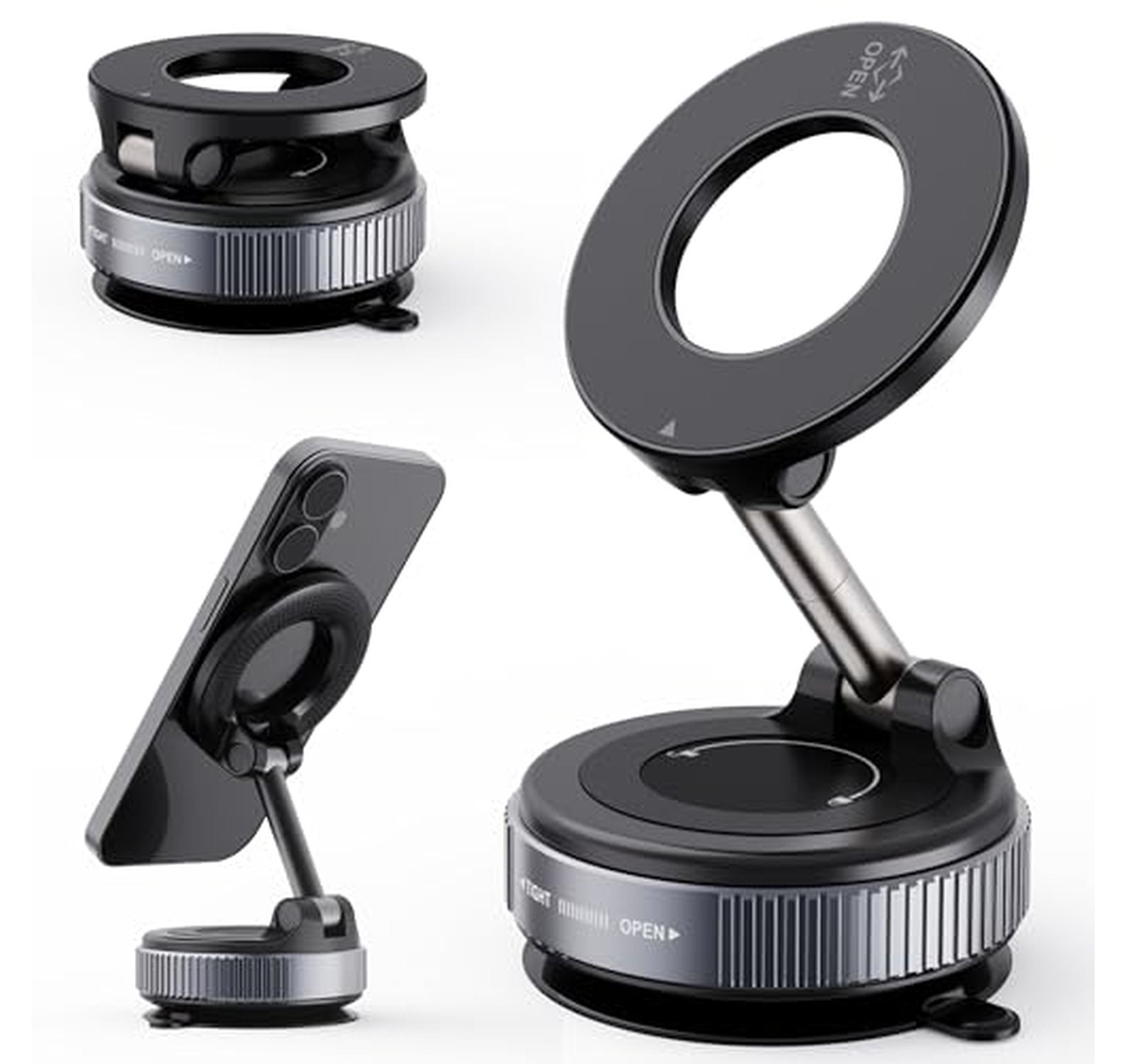 Magnetic 360° Car Phone Mount for MagSafe