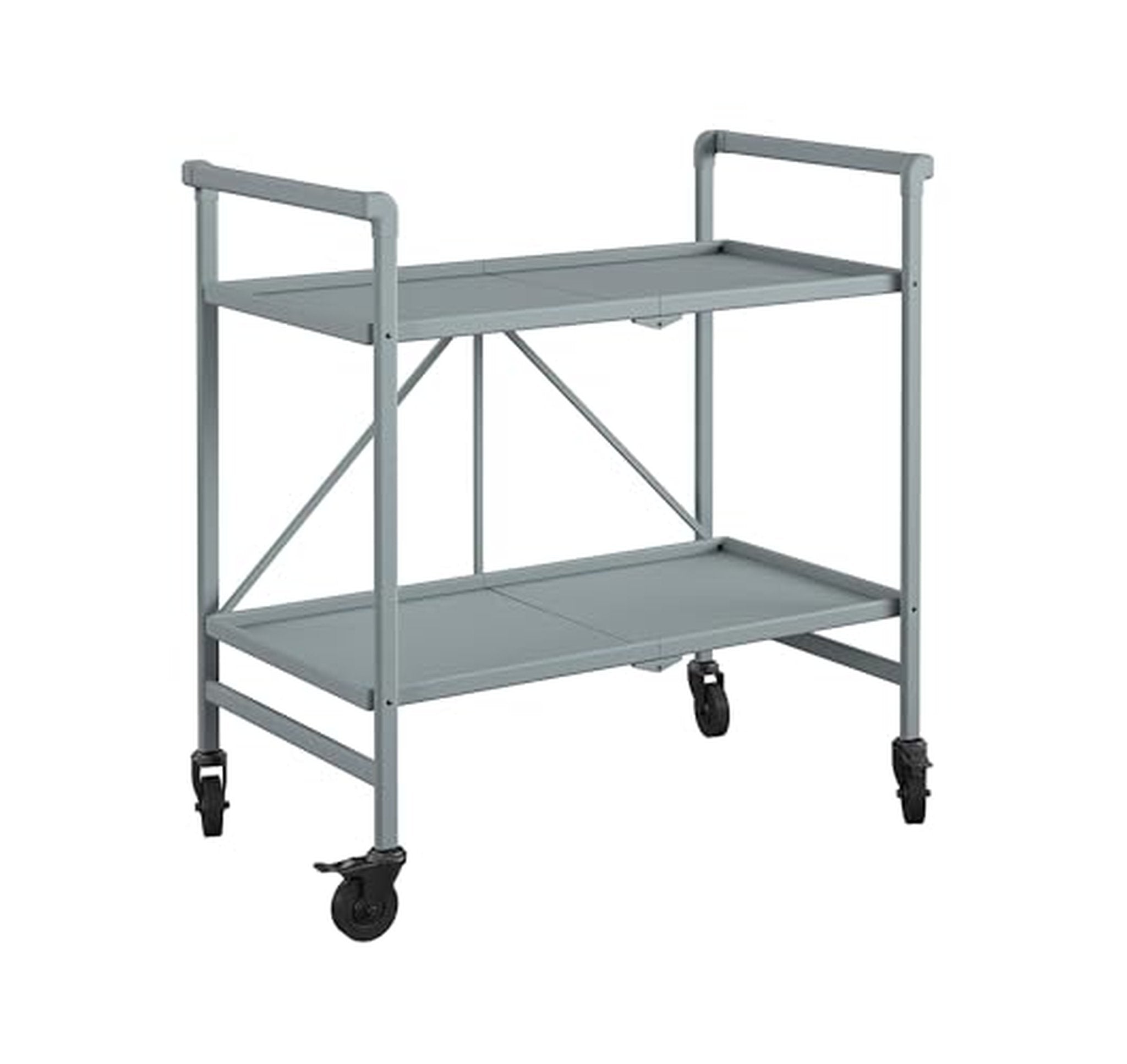 Cosco Folding Indoor Outdoor Serving Cart with Wheels