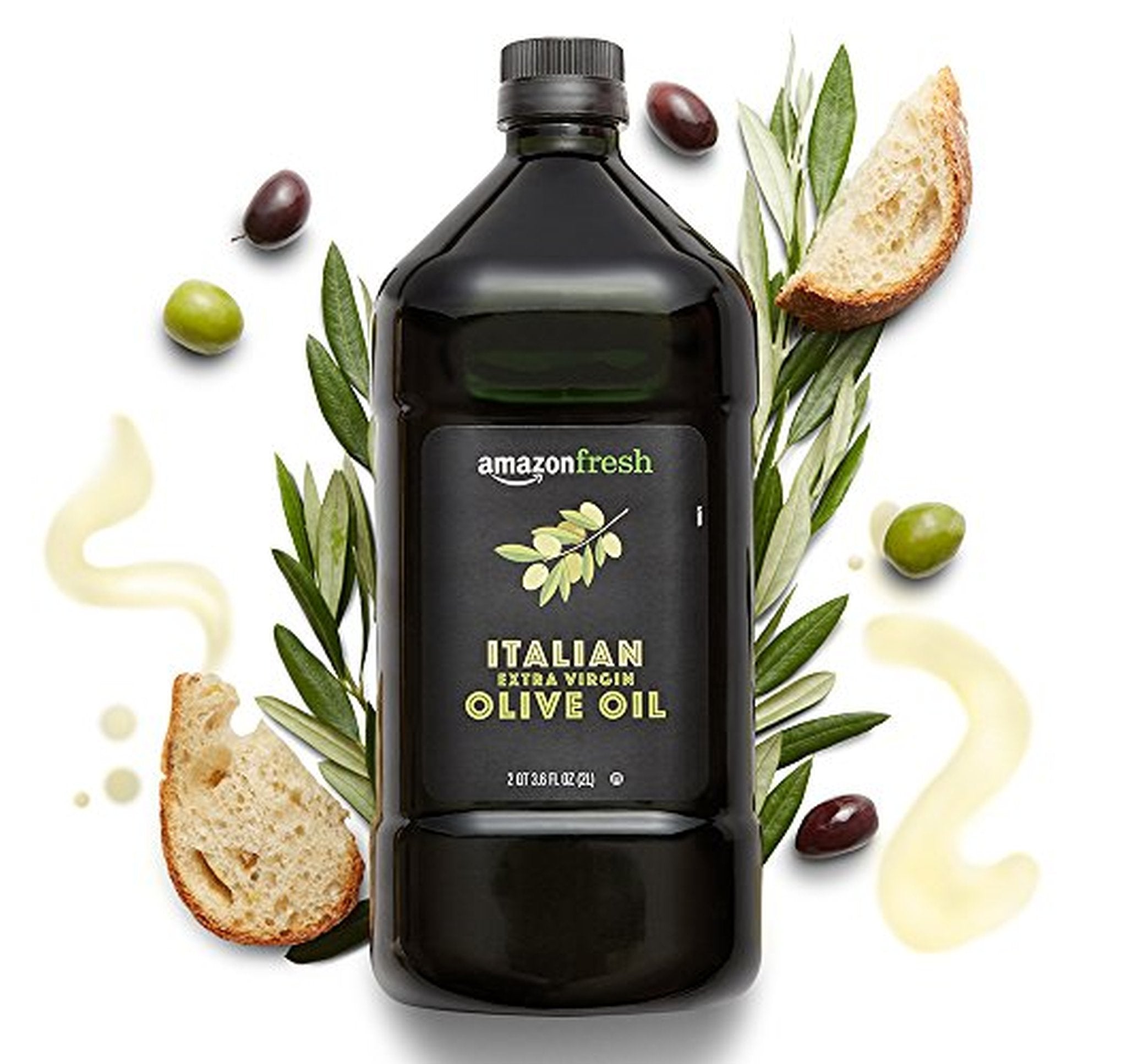 Amazon Fresh Cold Pressed Extra Virgin Olive Oil 2L (OU)