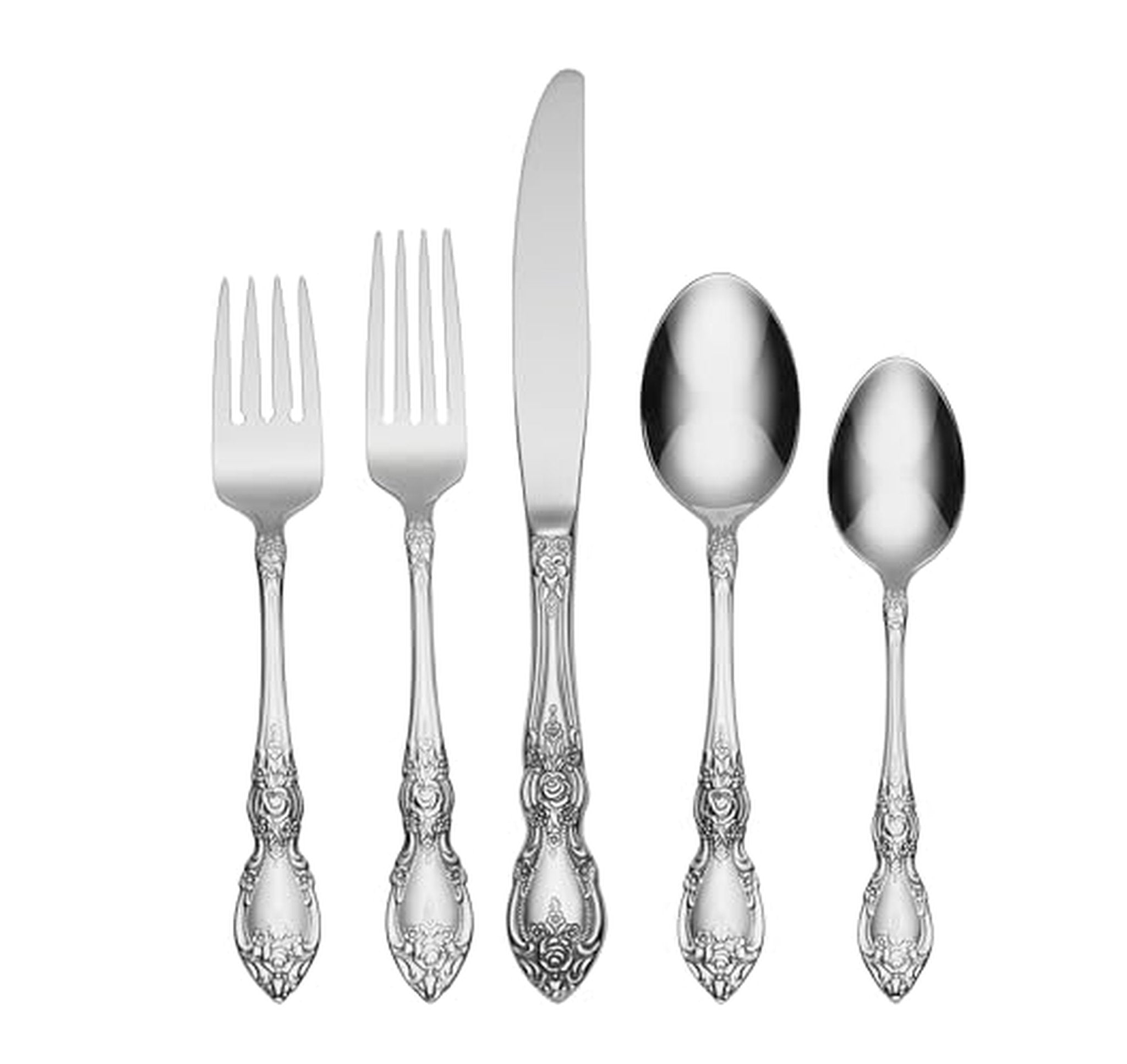Oneida 45-Piece Stainless Steel Silverware Set for 8