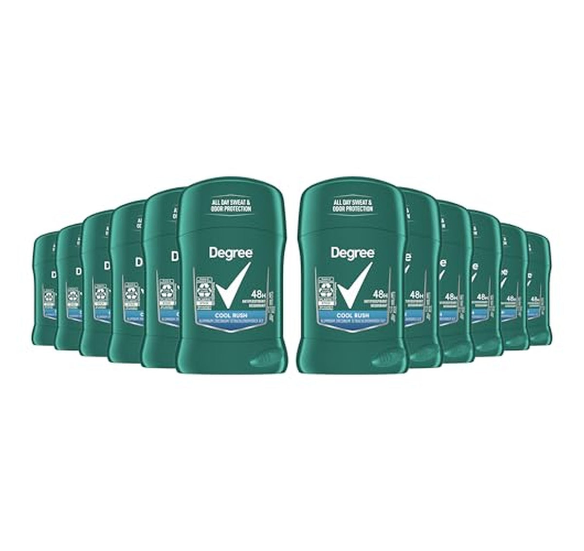 12 Pack Degree Antiperspirant Deodorant Stick 1.7 oz