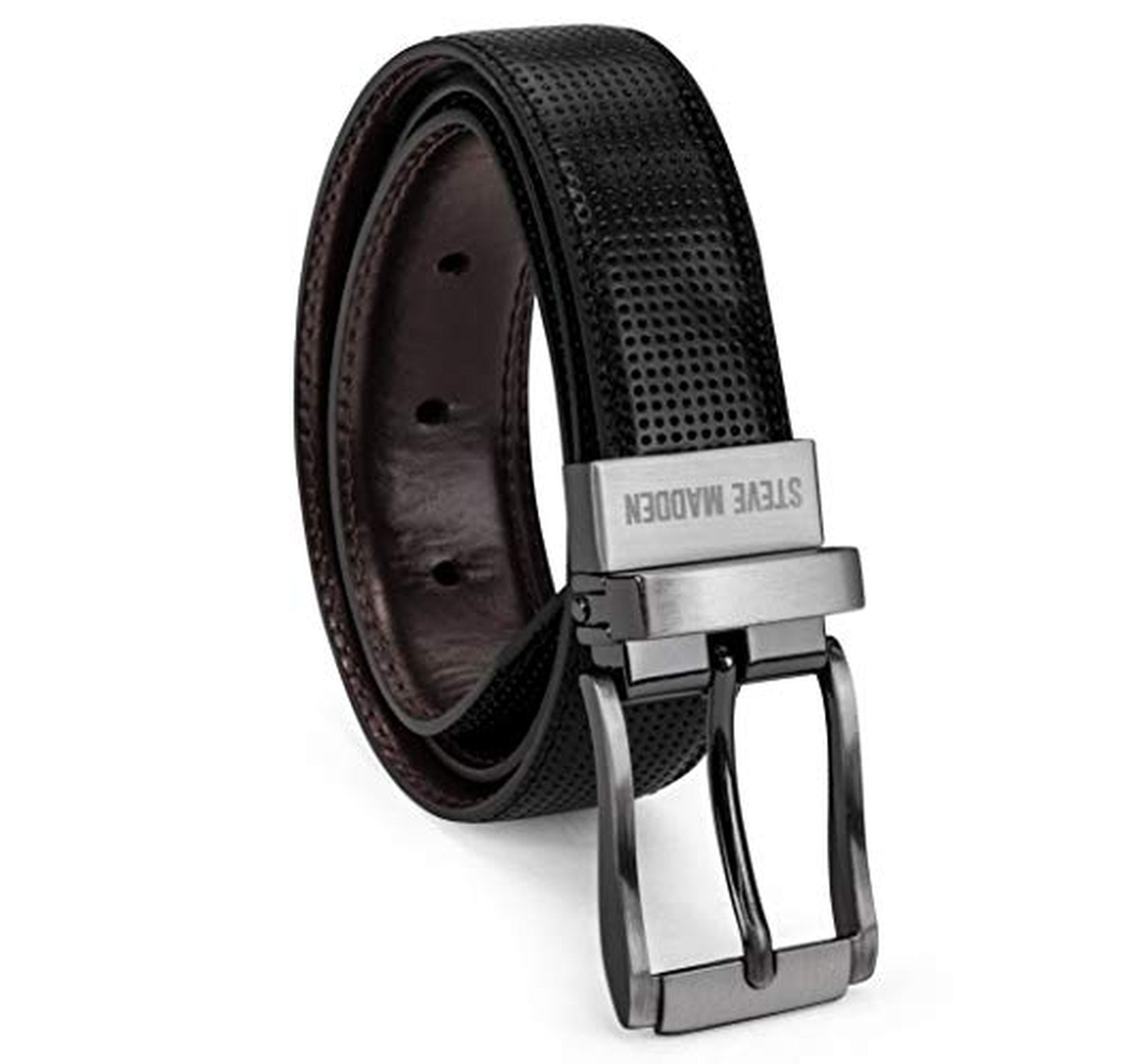 Steve Madden Boys Reversible Dress Belt