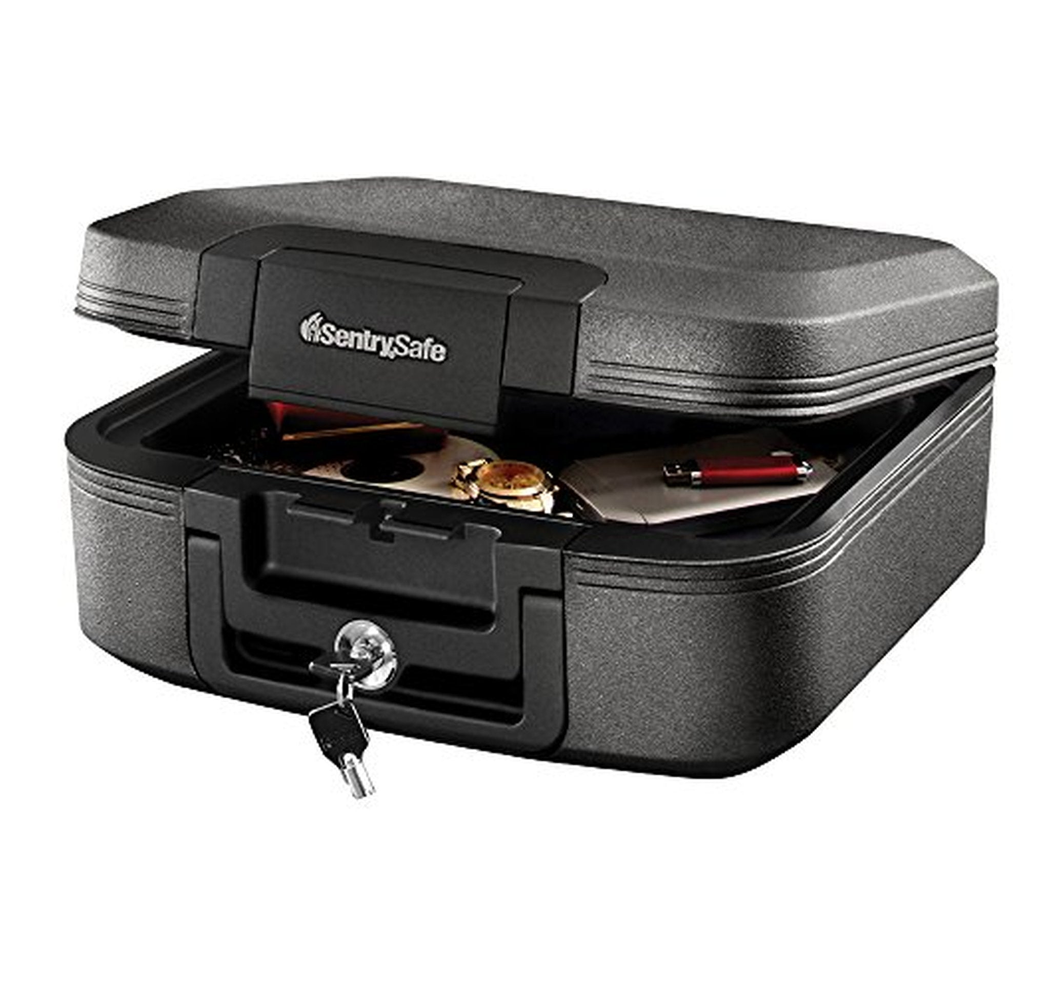 SentrySafe Fireproof Waterproof Locking Safe Box 0.28 Cu Ft