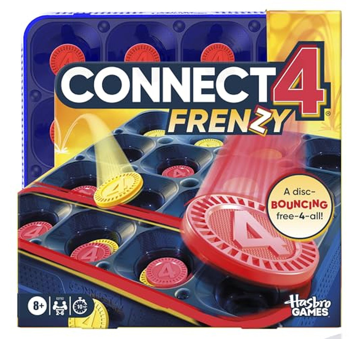 Hasbro Gaming Connect 4 Frenzy Bounce Disc Game