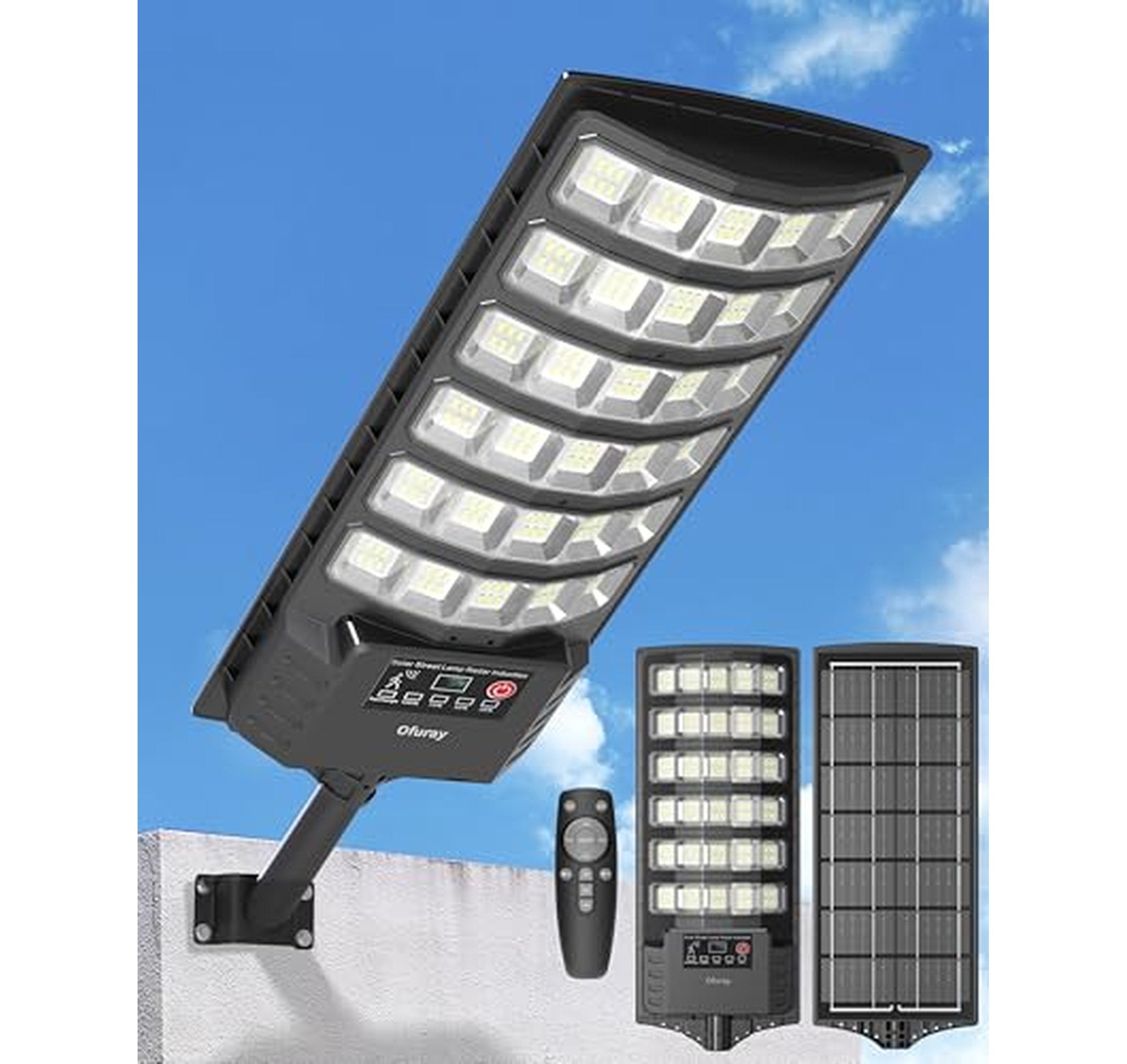 Solar Motion Sensor Outdoor Security Flood Light