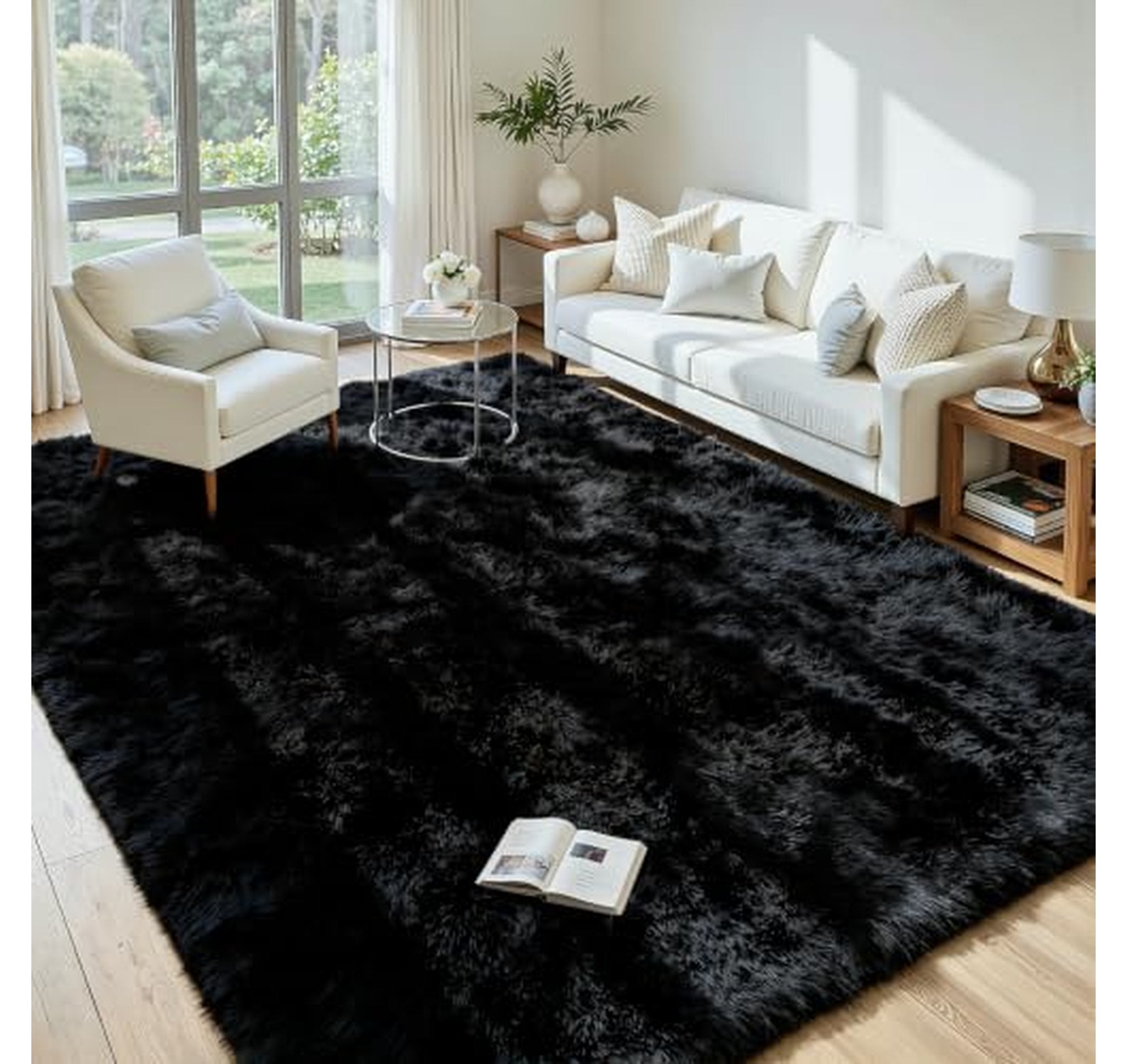 Ultra Soft Shag Area Rug 5x7