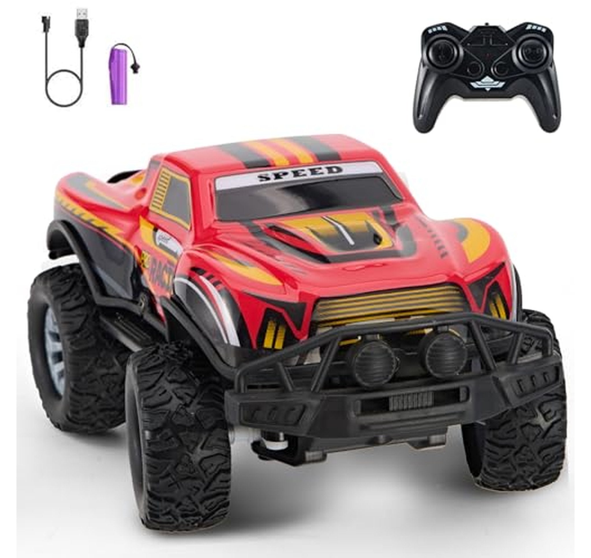 Off-Road Remote Control RC Truck with LED Lights