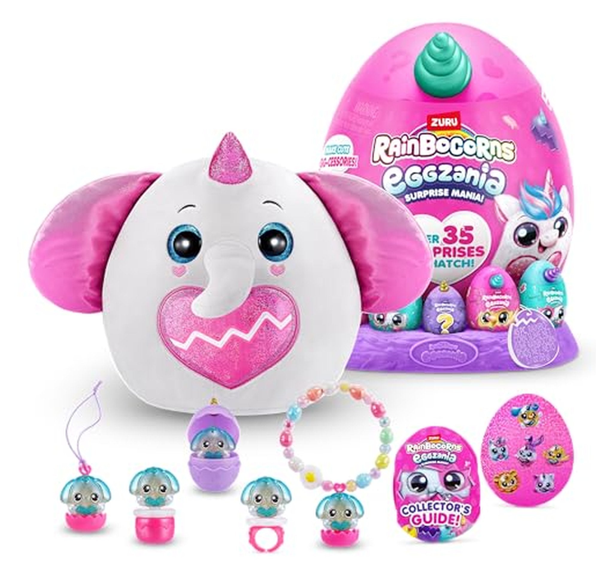Rainbocorns Eggzania Surprise Plush Egg Toy Set