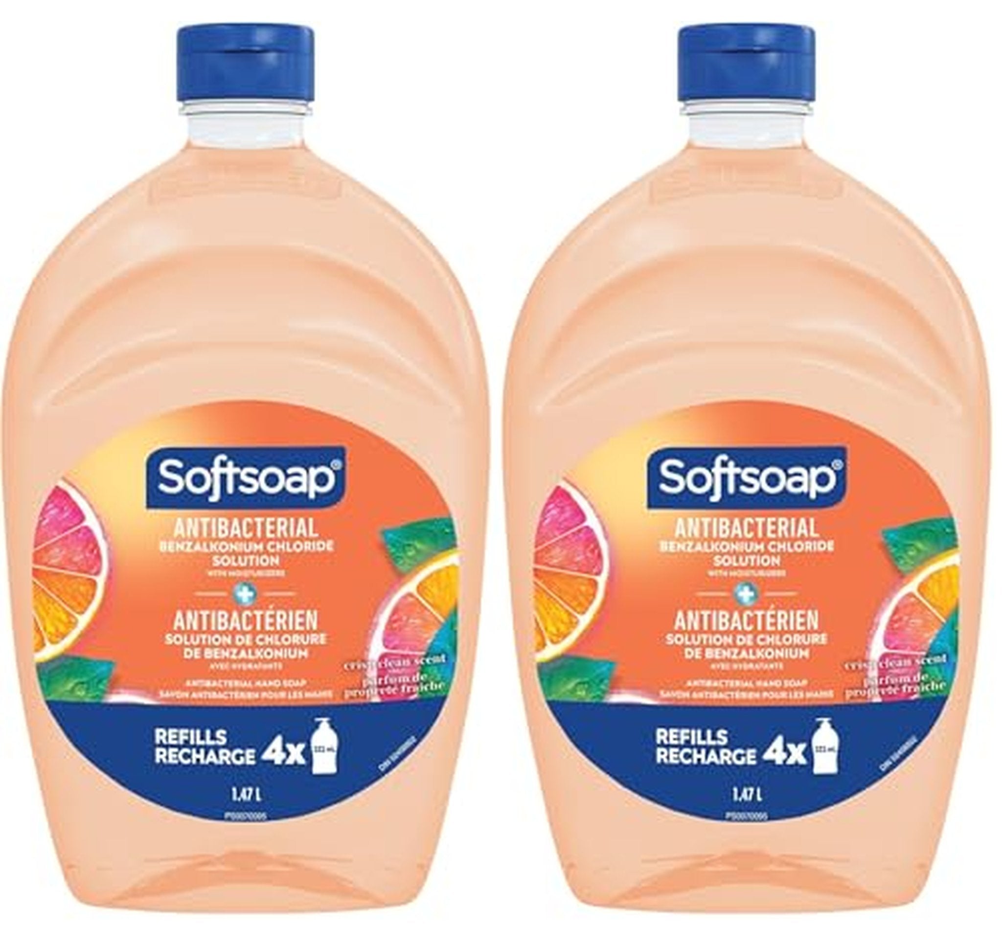 2 Pack Softsoap Antibacterial Hand Soap Refill 50oz