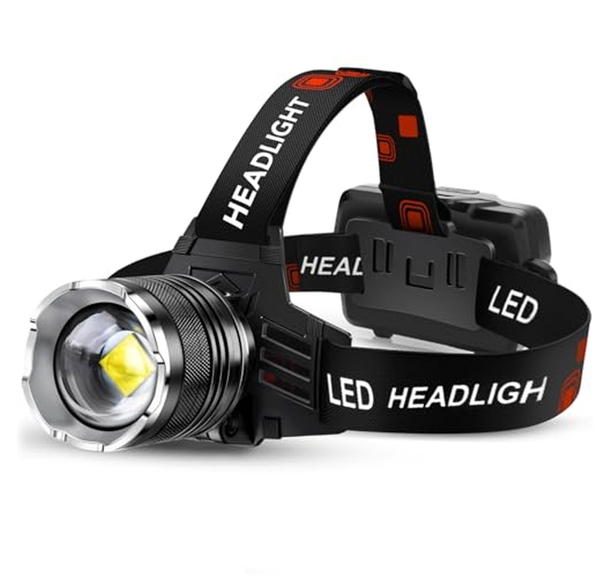 Rechargeable High Lumen Zoomable LED Headlamp
