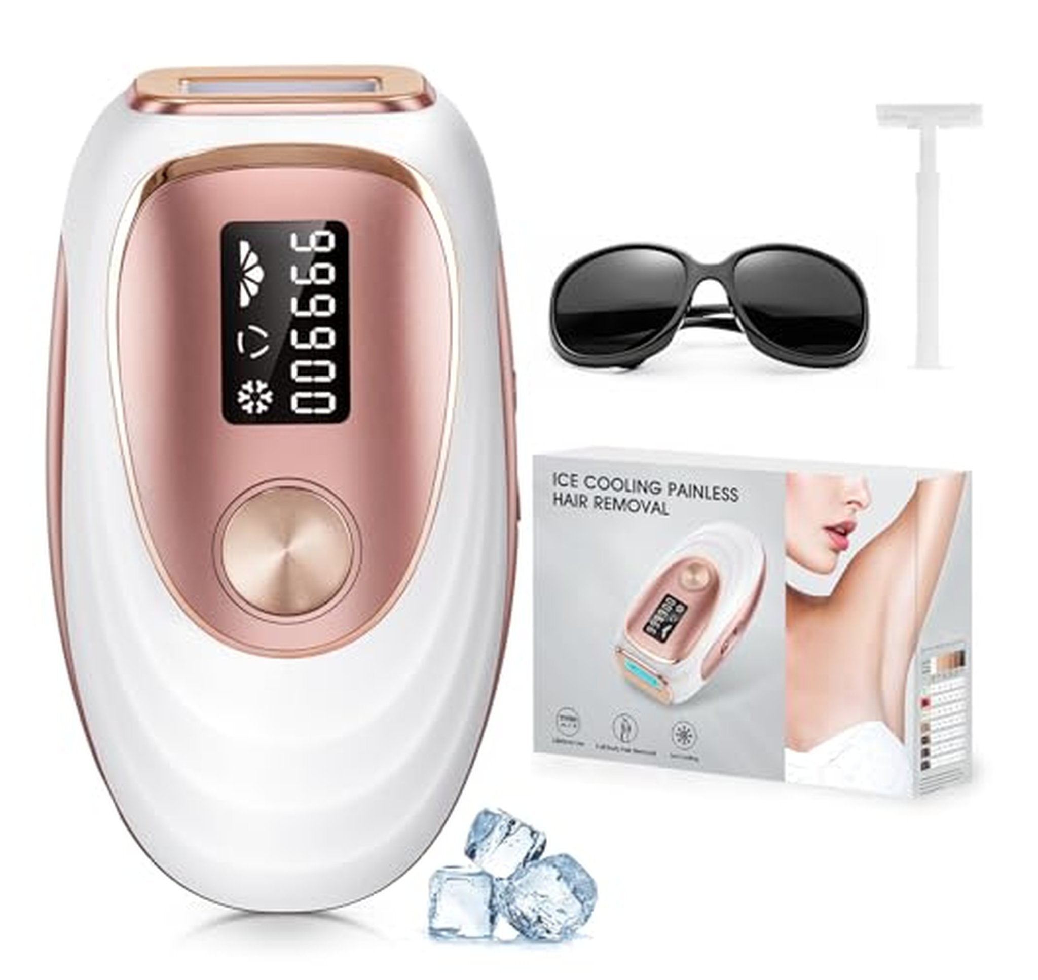 IPL Ice-Cooling Laser Hair Removal Device
