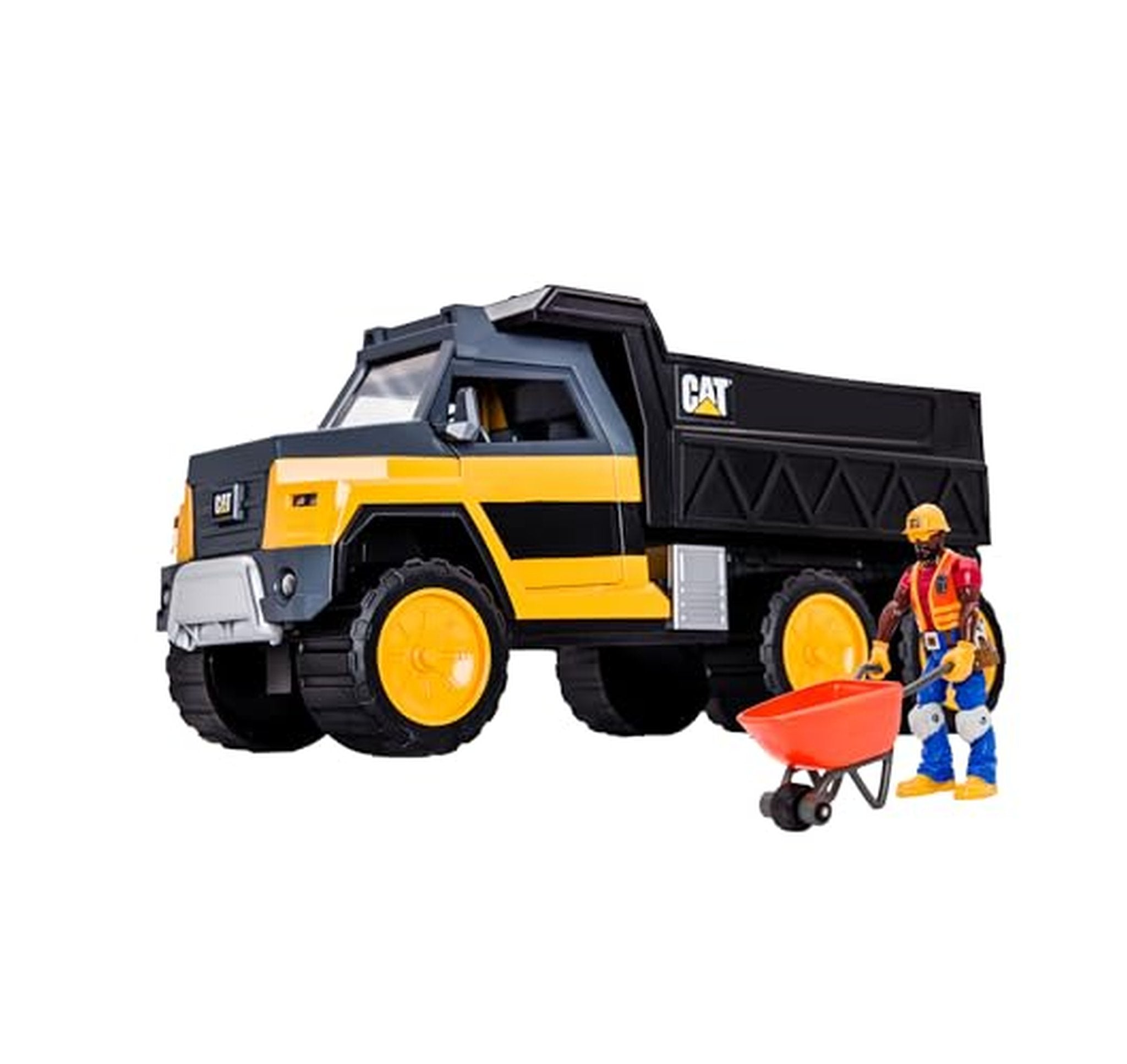CAT Construction Hauler Truck Kids Playset, 18 Piece