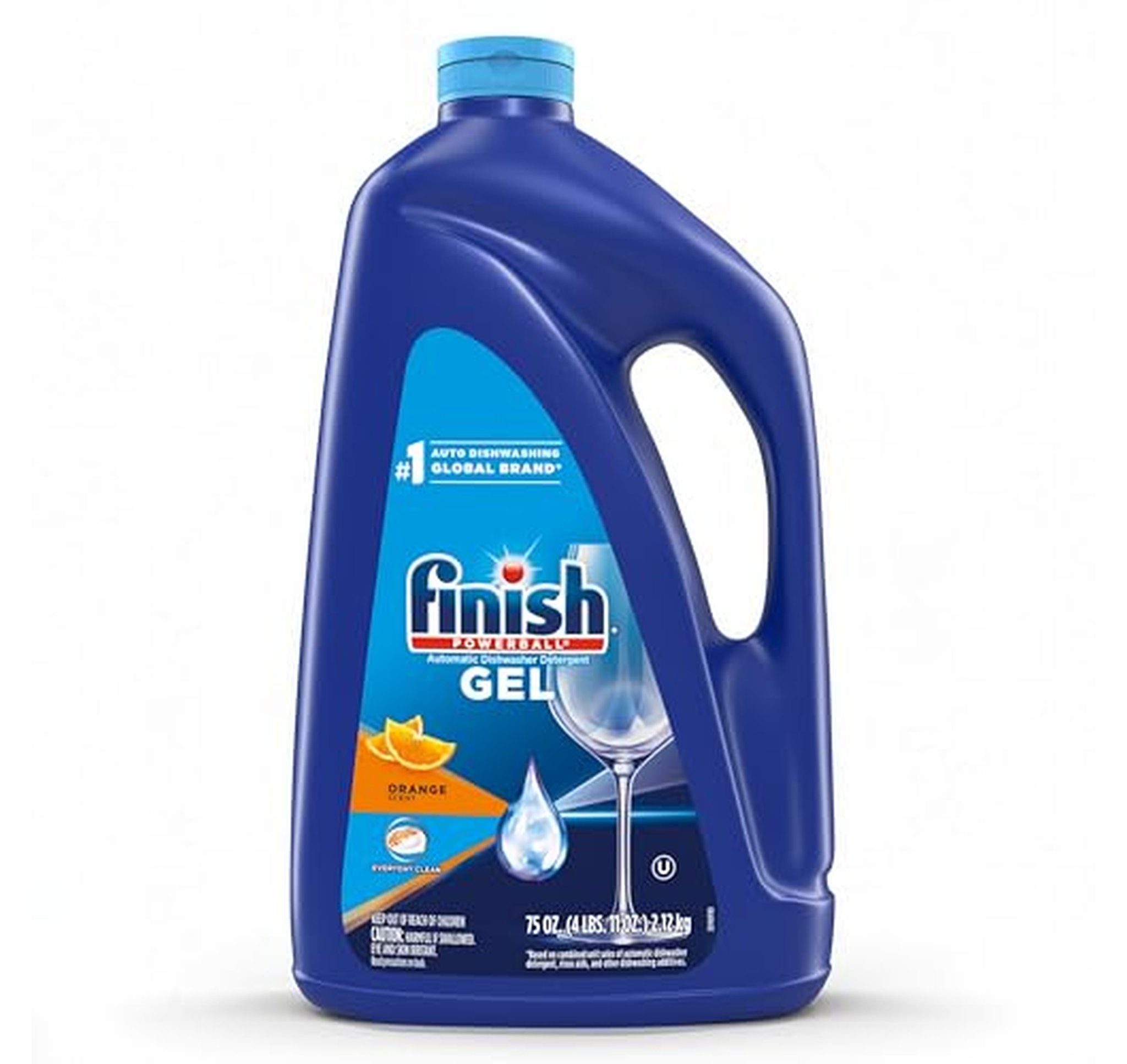 Finish Gel Dishwasher Detergent, Deep Clean, 75 Ounce