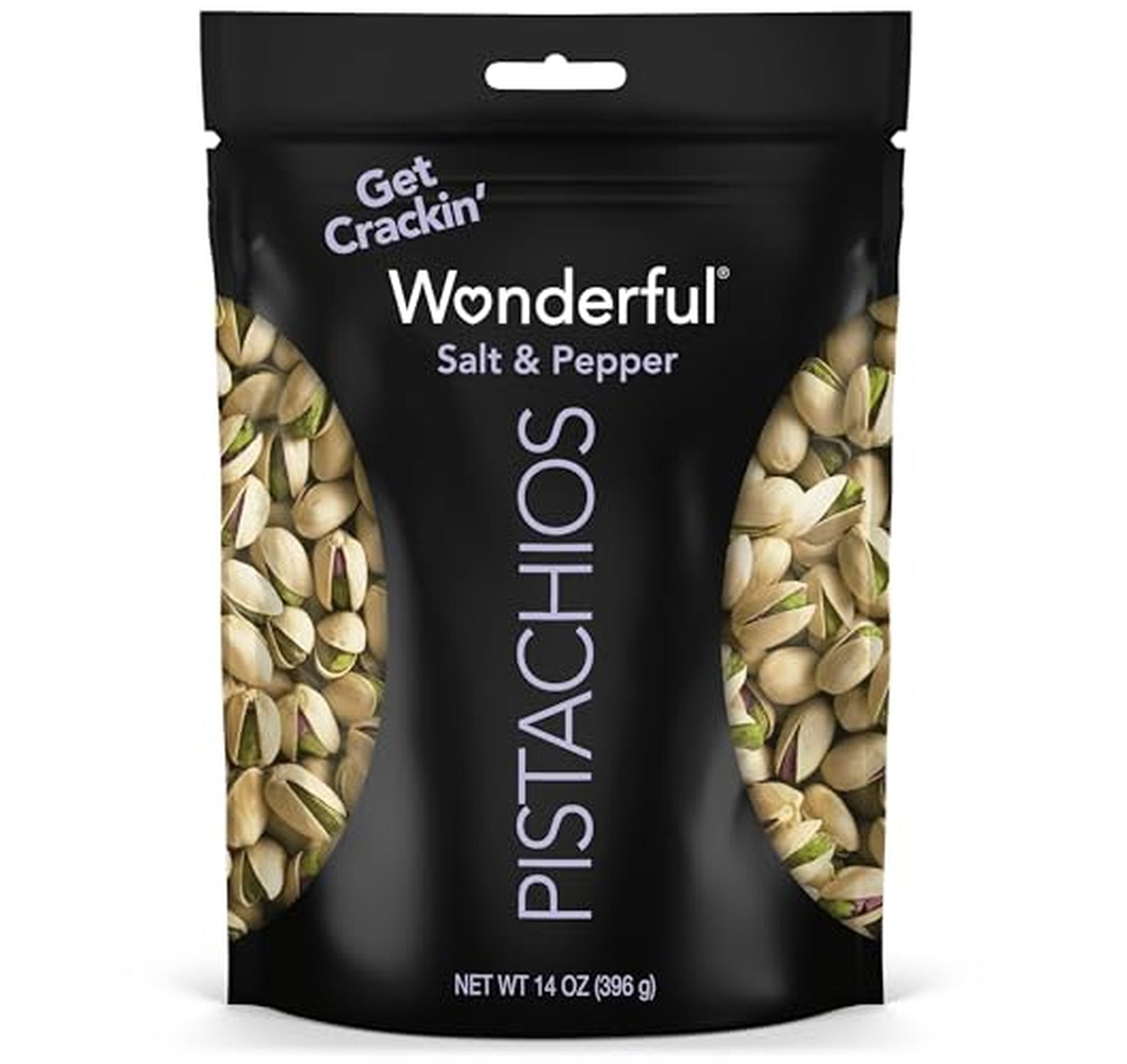 5 Pack Wonderful Pistachios Salt & Pepper In-Shell Nuts 14oz