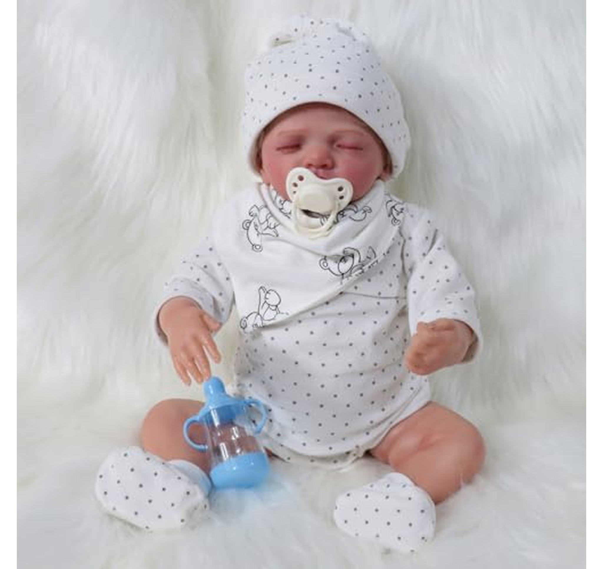 18-Inch Lifelike Reborn Newborn Baby Boy Doll