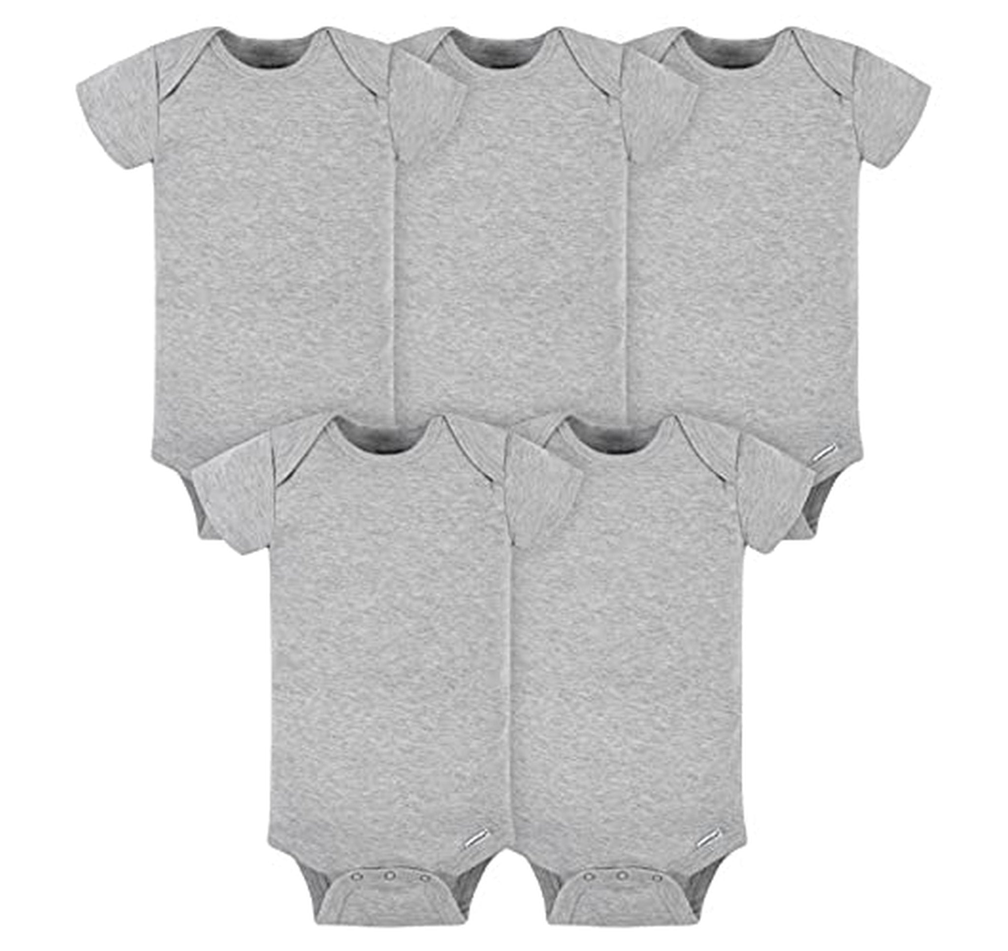 5 Pack Gerber Unisex Baby Onesies Bodysuits