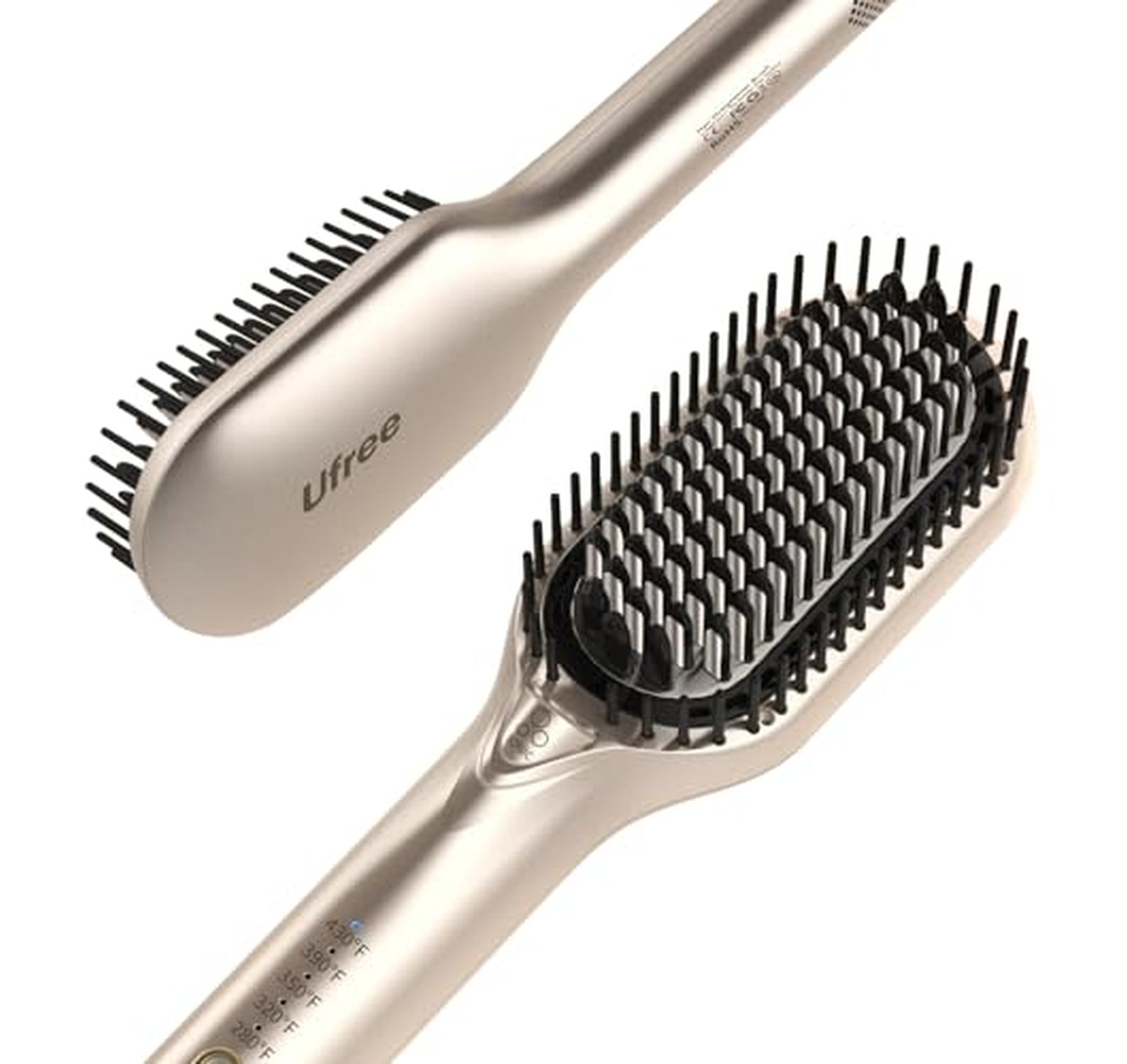 Ionic Ceramic Hair Straightening Brush Hot Comb
