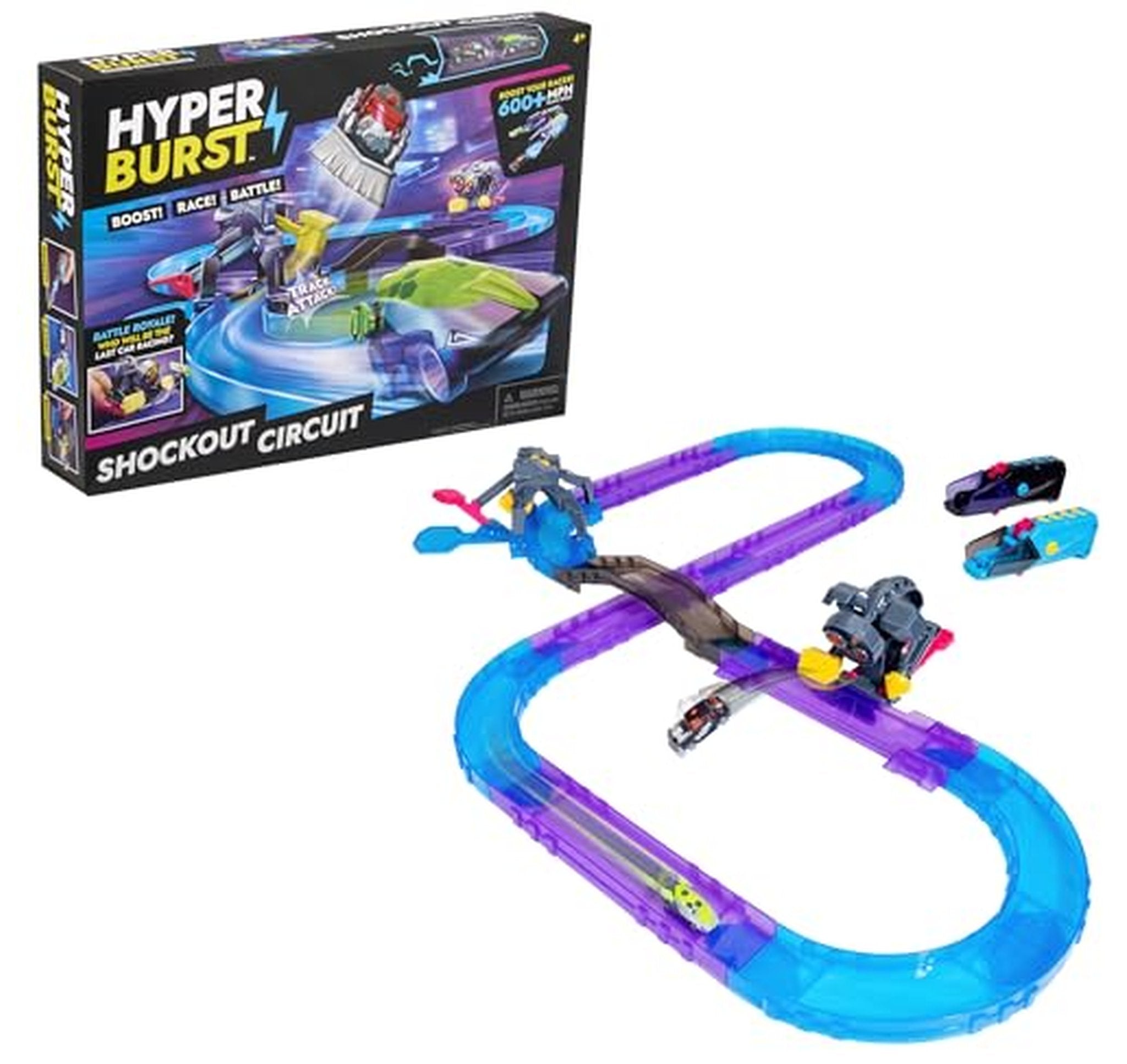 Hyper Burst Shockout Circuit Customizable Micro Race Track Set