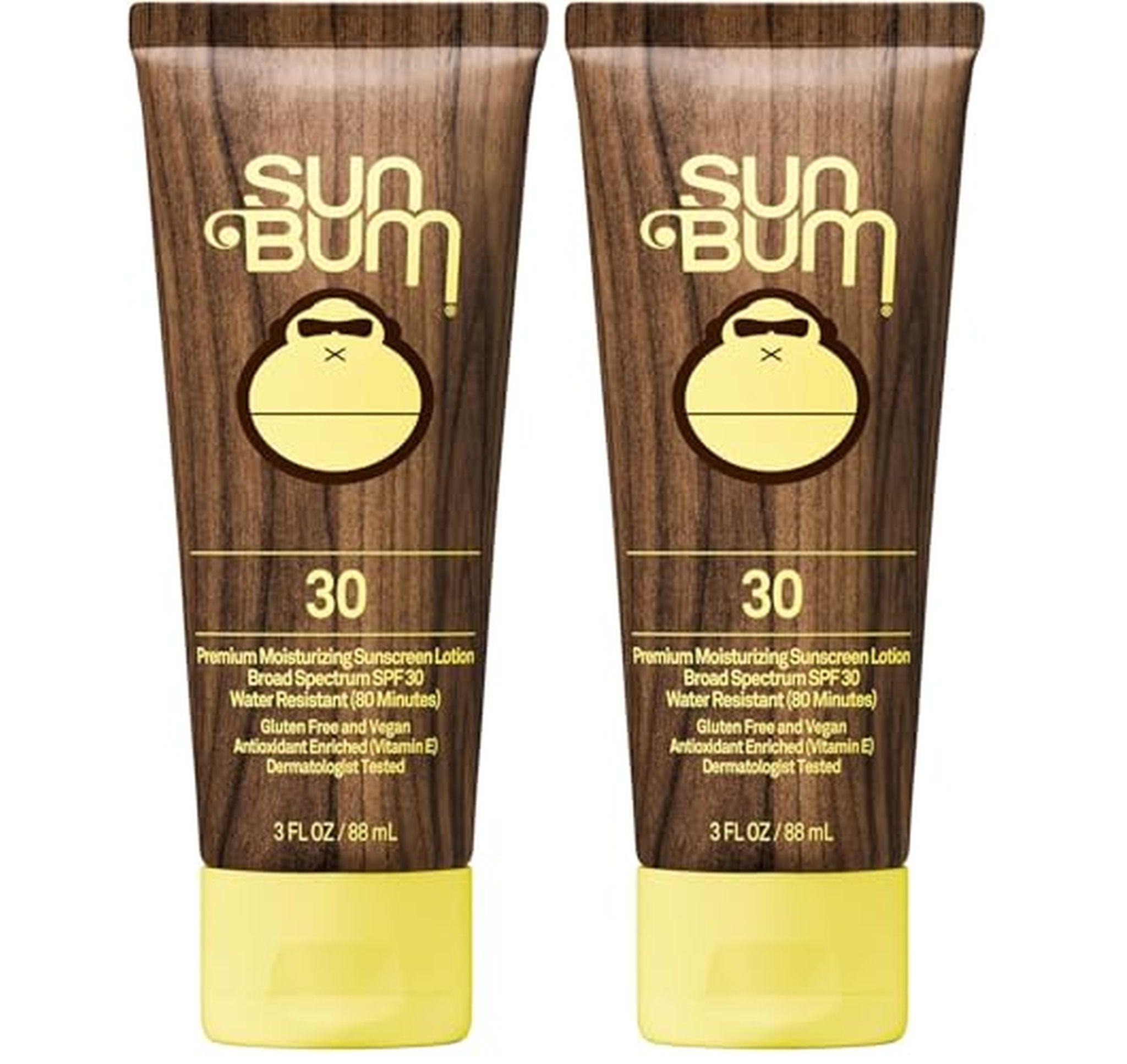 2 Pack Sun Bum SPF 30 Sunscreen Lotion