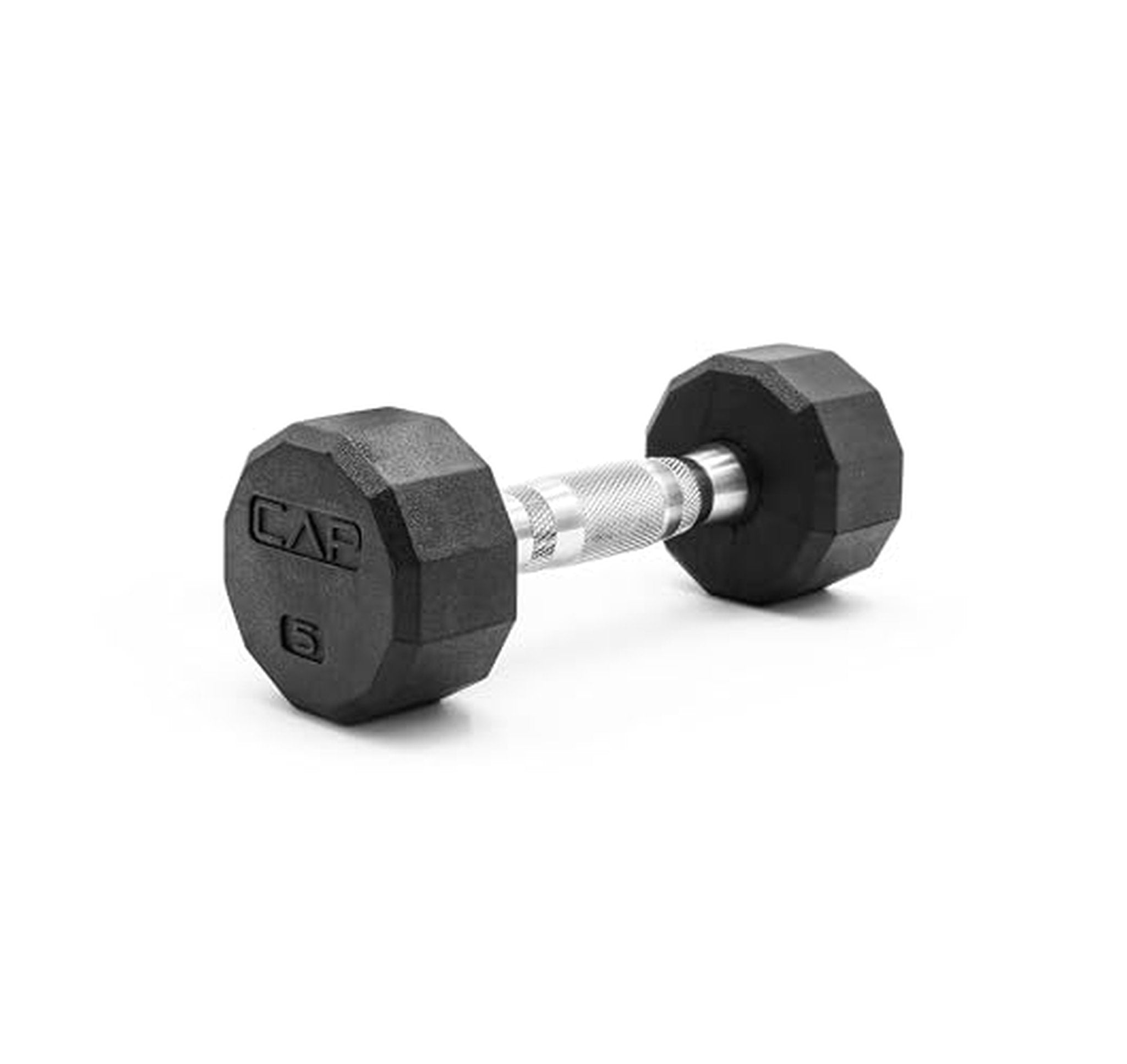 CAP Barbell 5-Pound 12-Sided Coated Dumbbell