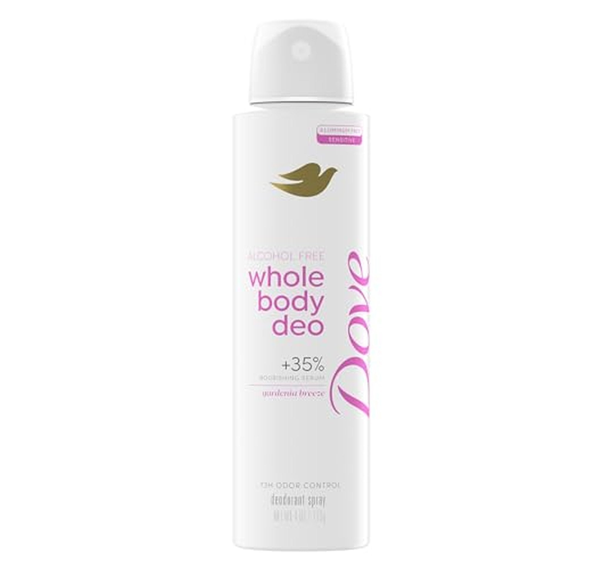 Dove Alcohol Free Whole Body Deodorant Spray 4 oz