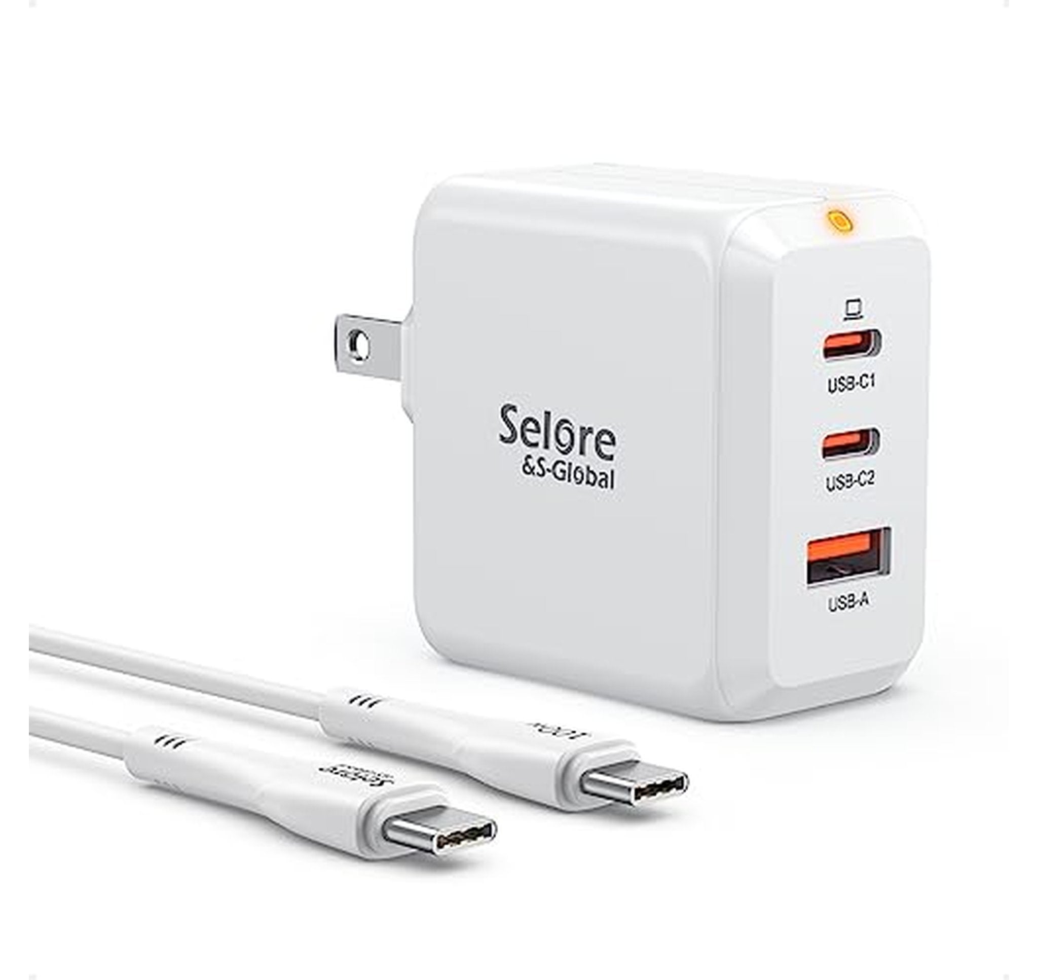 67W GaN 3-Port USB C Wall Charger