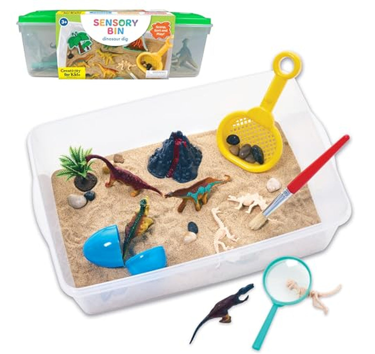 Creativity for Kids Dinosaur Sensory Bin Toy Set