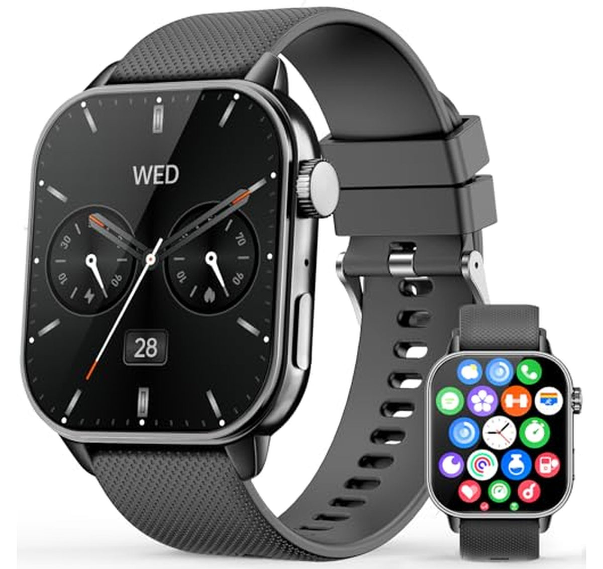 AMOLED Bluetooth Calling Fitness Smartwatch with Heart Rate