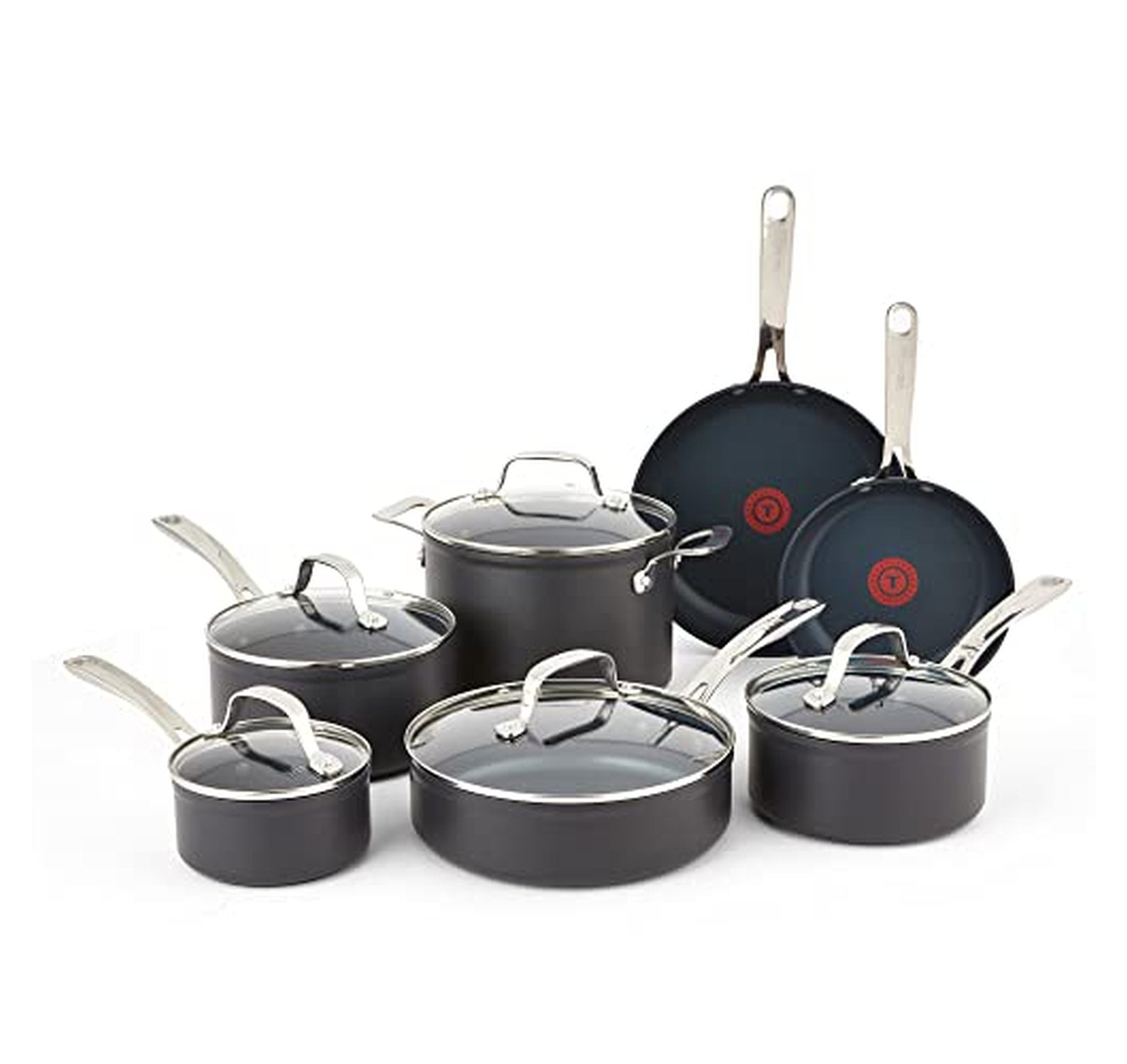 T-fal 12-Piece Hard Anodized Nonstick Cookware Set