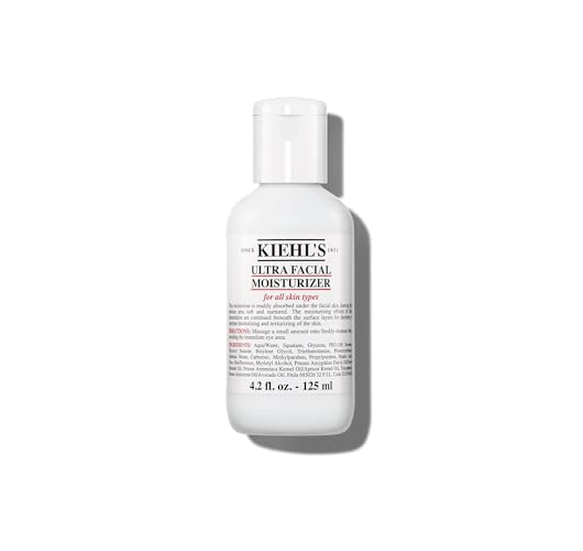 Kiehl's Ultra Facial Moisturizer Fragrance Free 4.2 oz