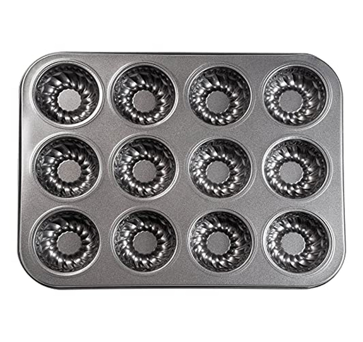 12-Cavity Nonstick Mini Bundt Cake and Brownie Pan