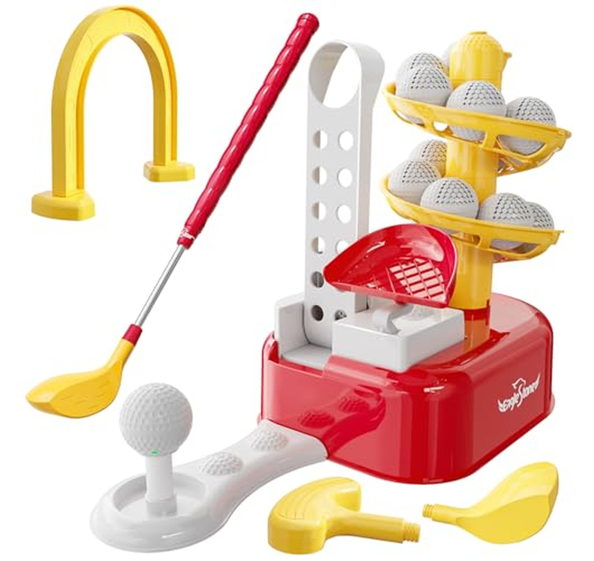 Kids Golf Toy Set with Automatic Ball Dispenser