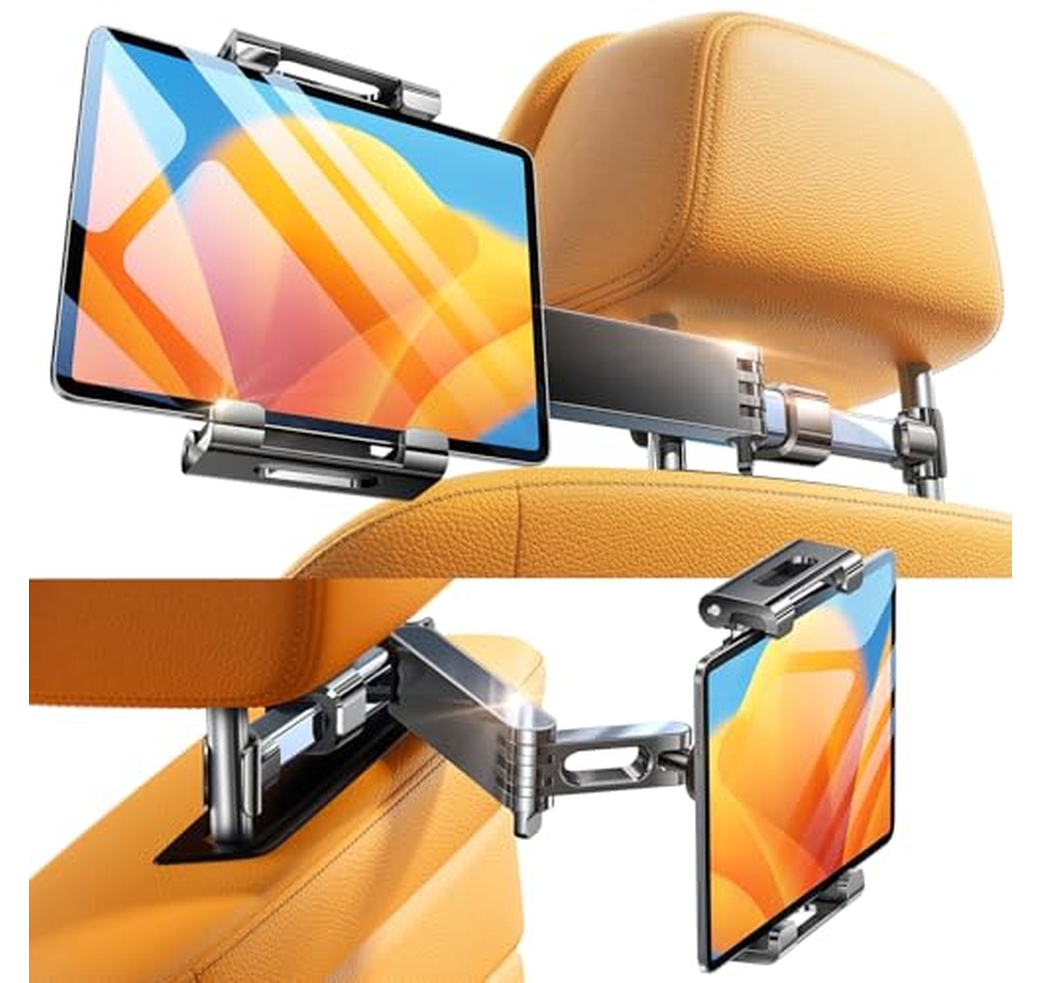 Adjustable Tablet Car Headrest Mount Holder