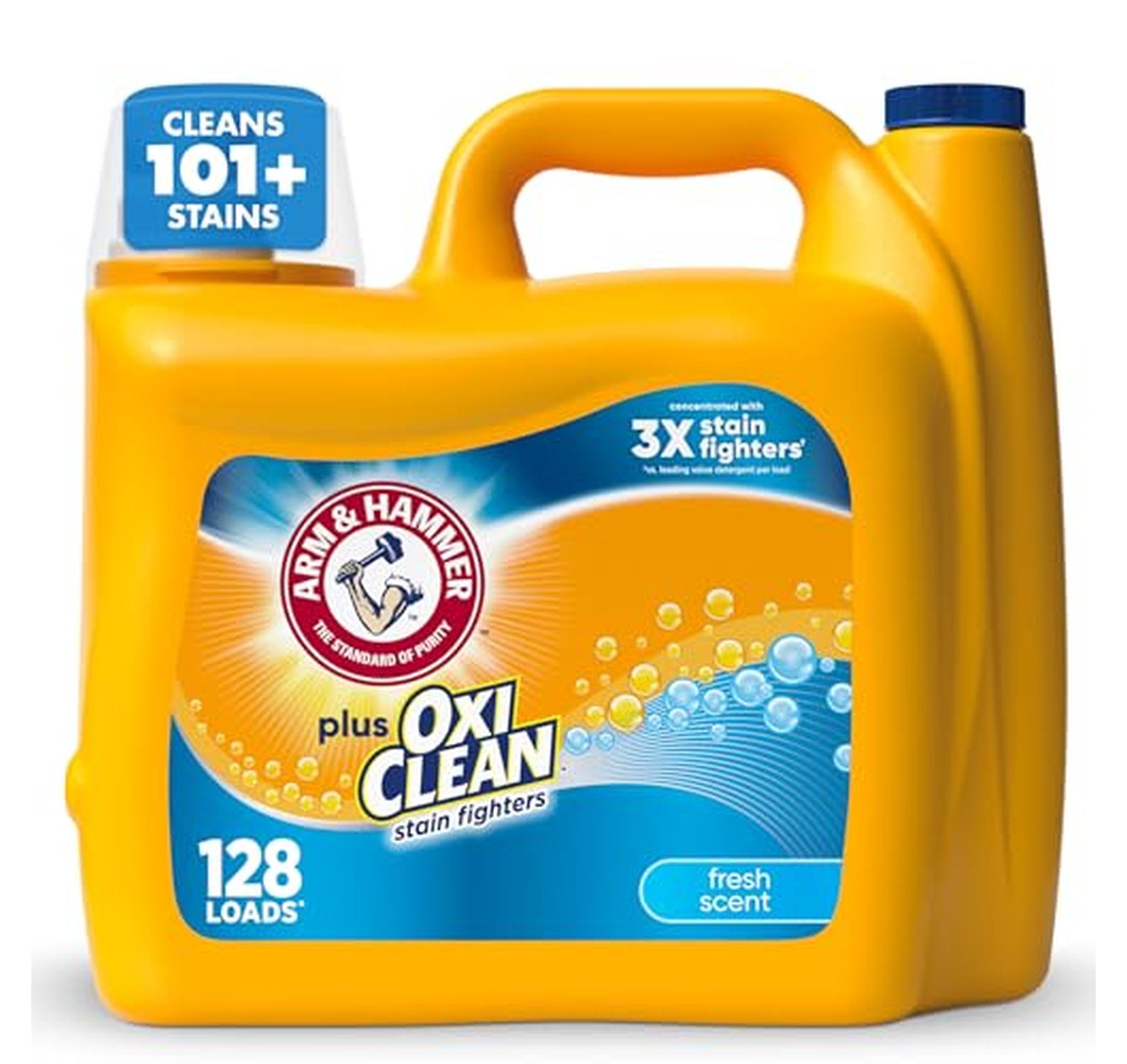 128 Loads Arm & Hammer OxiClean Fresh Liquid Laundry Detergent 166.5oz