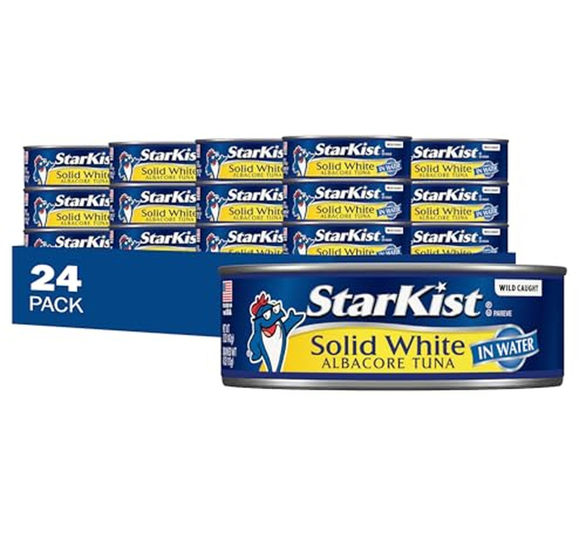 24 Pack StarKist Solid White Albacore Tuna in Water